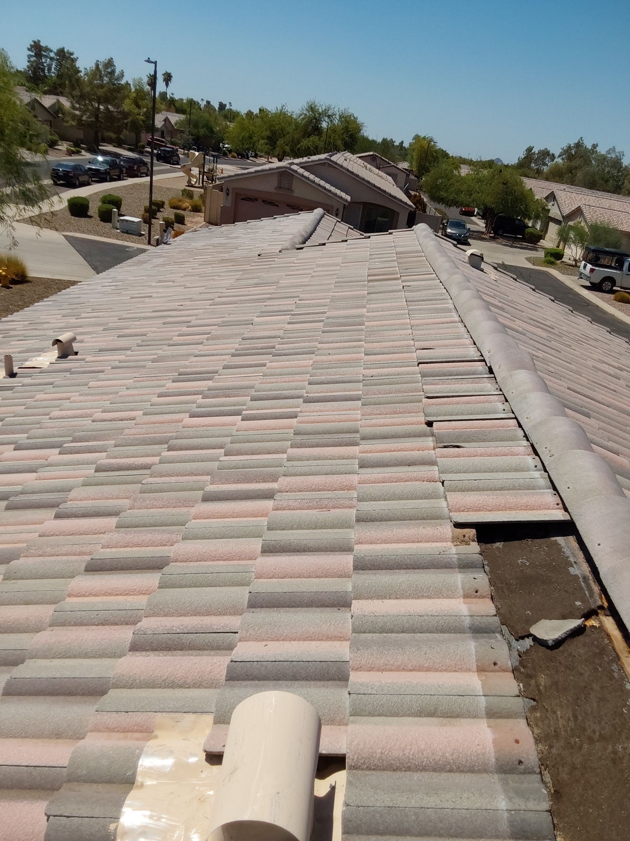 Santa Fe Blend Concrete Tile by Reimagine Roofing