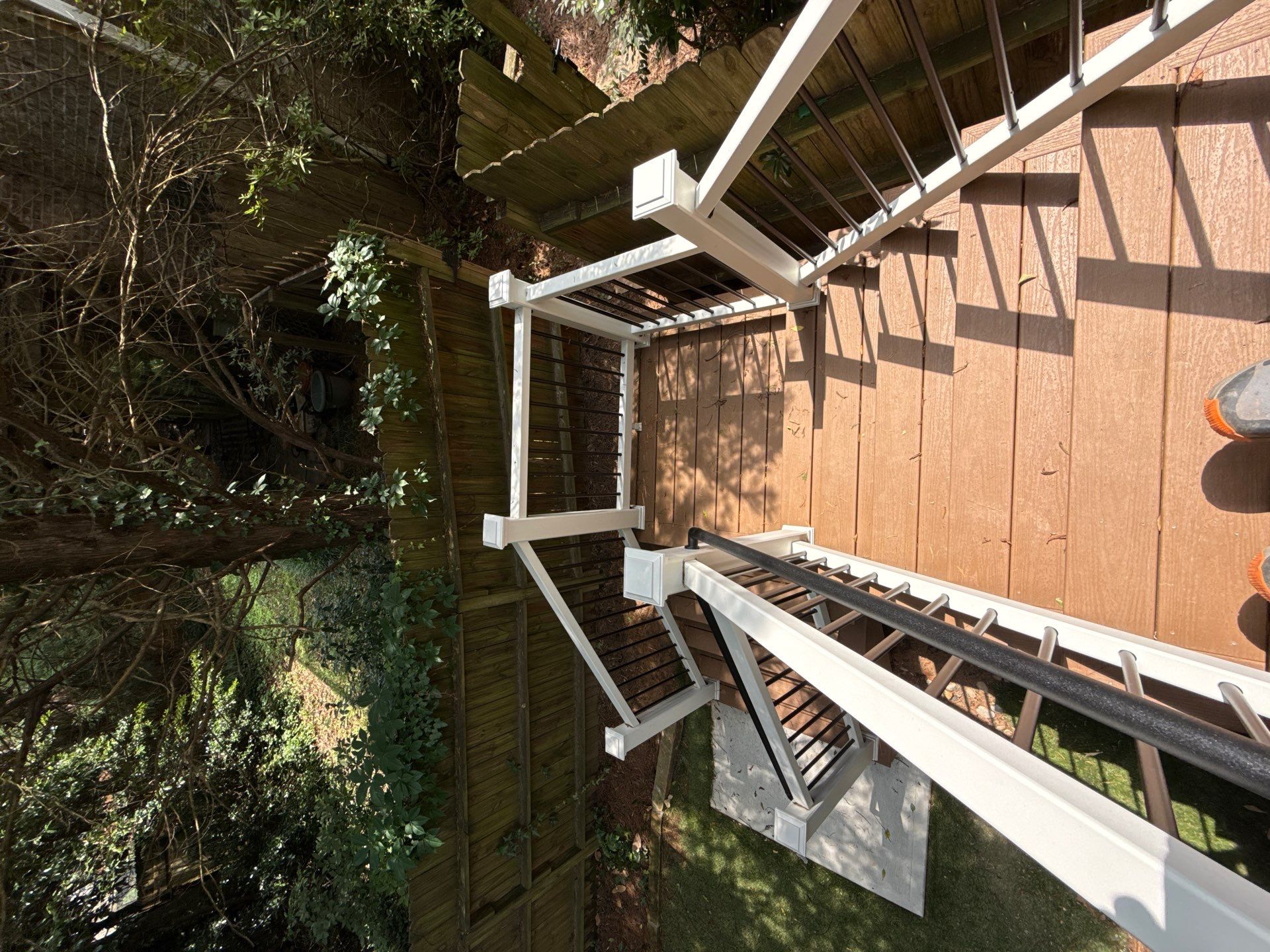 Trex New Deck Build with Screened in Under Deck by Nelson Exteriors 