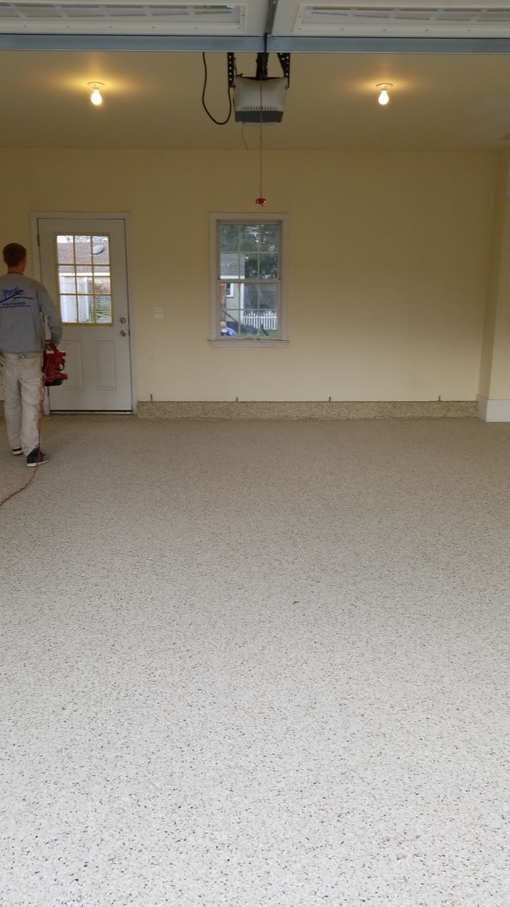 Garage Floor in Driftwood by Spectrum Painting, LLC