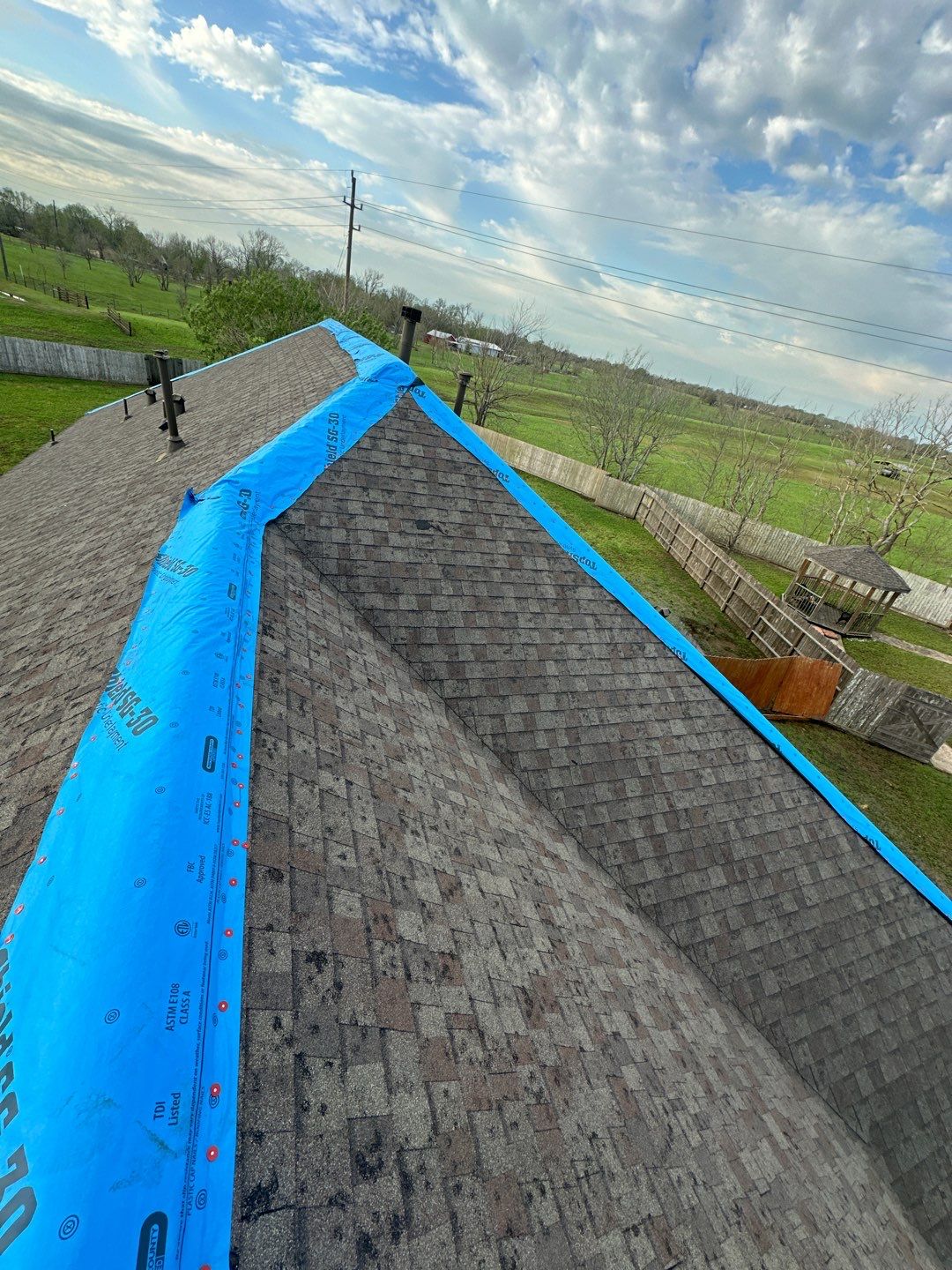 Hail Damage using Owen's Corning Duration (Lifetime) Shingles by Roof Repair Company