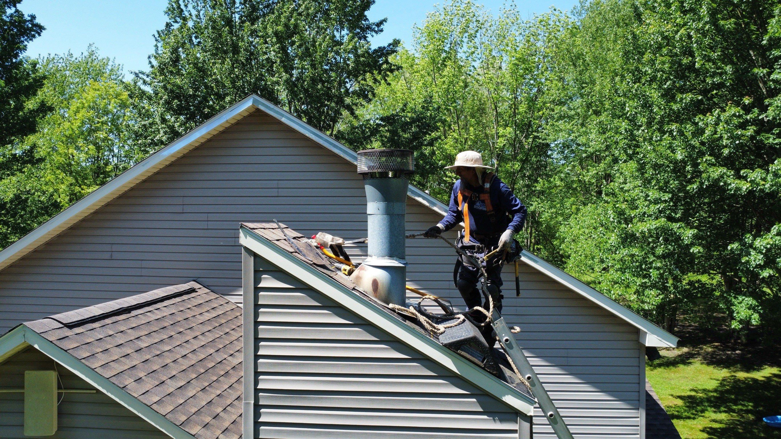 🏠 Roof Replacement Completed in Parish, NY | GAF Shingles 🔨 by Alpha Omega Roofing LLC