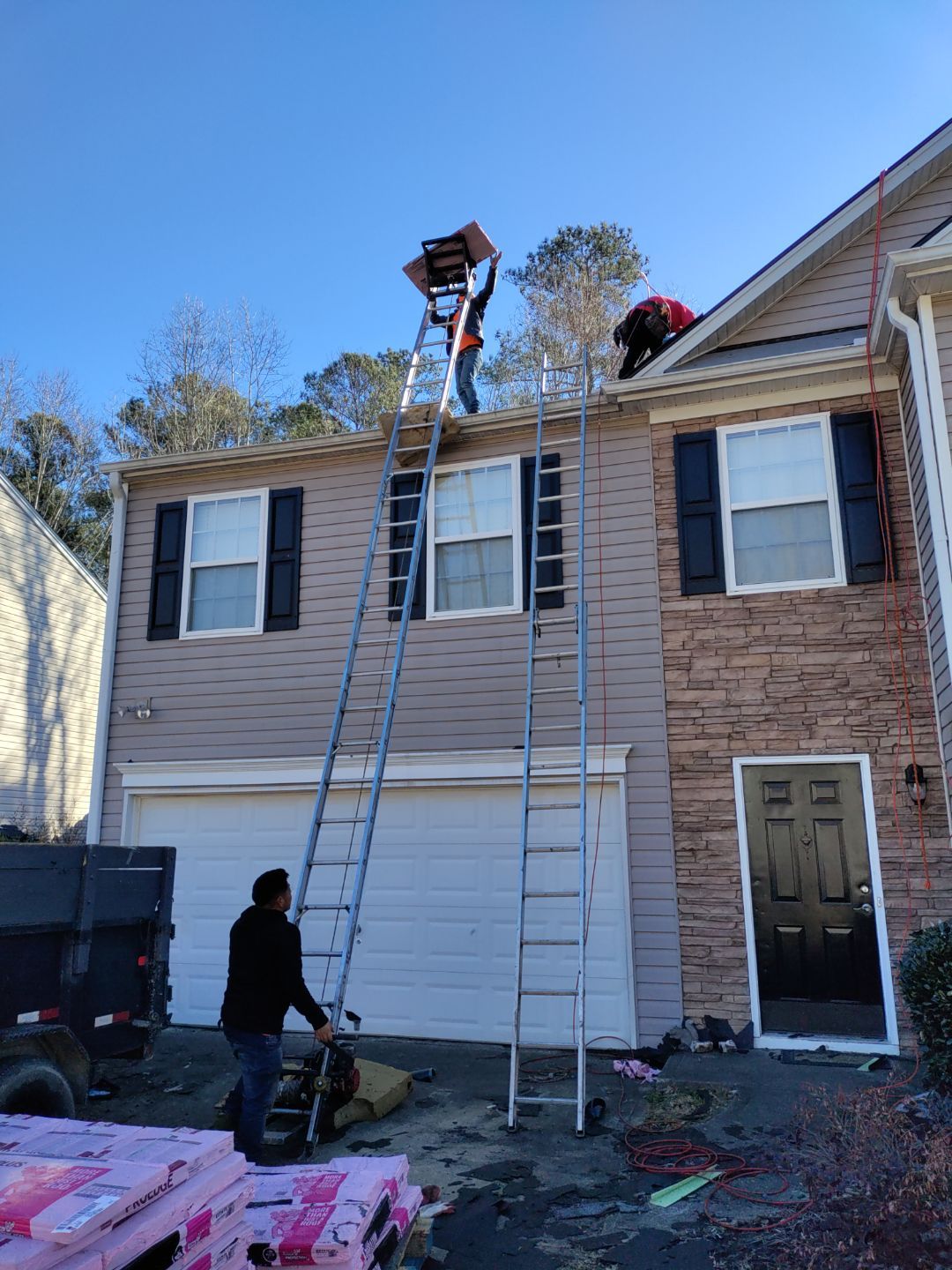 Residential Roofing Installation using Owens Corning by Inspector Roofing and Restoration