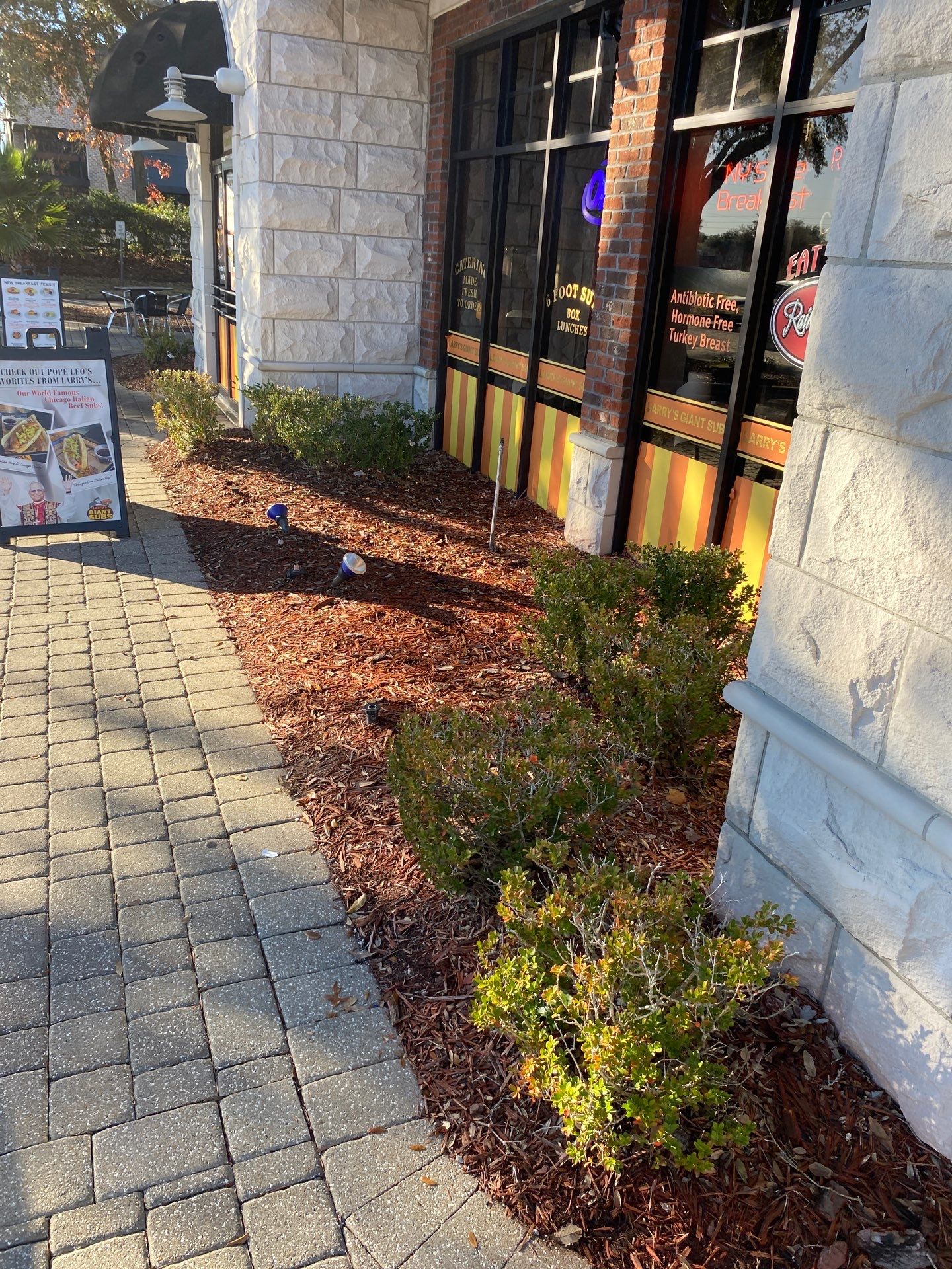 Larry’s Giant Subs | Rock & Mulch by ProGreen Services