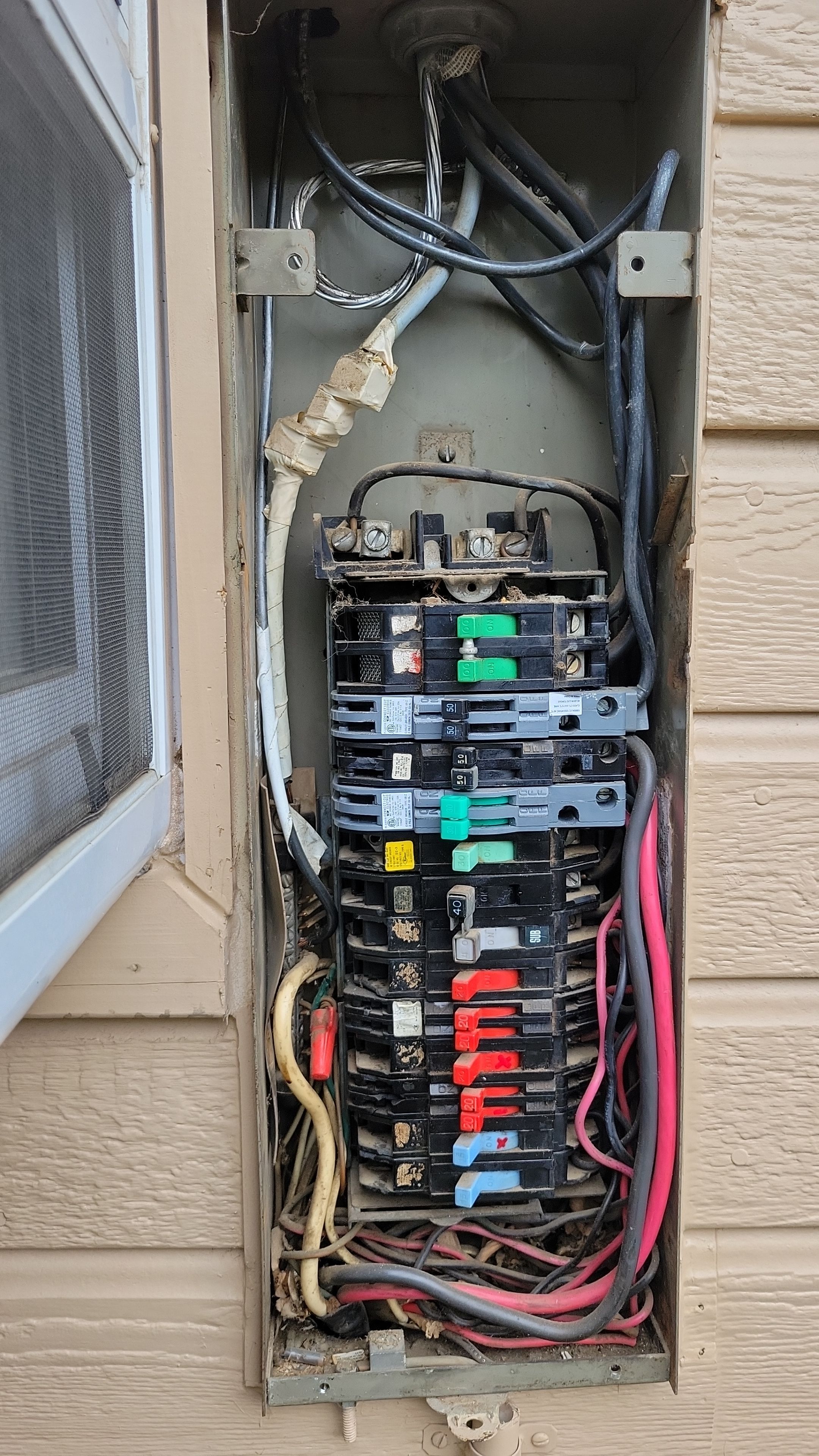 sub panel replacement by Peach Electric Inc