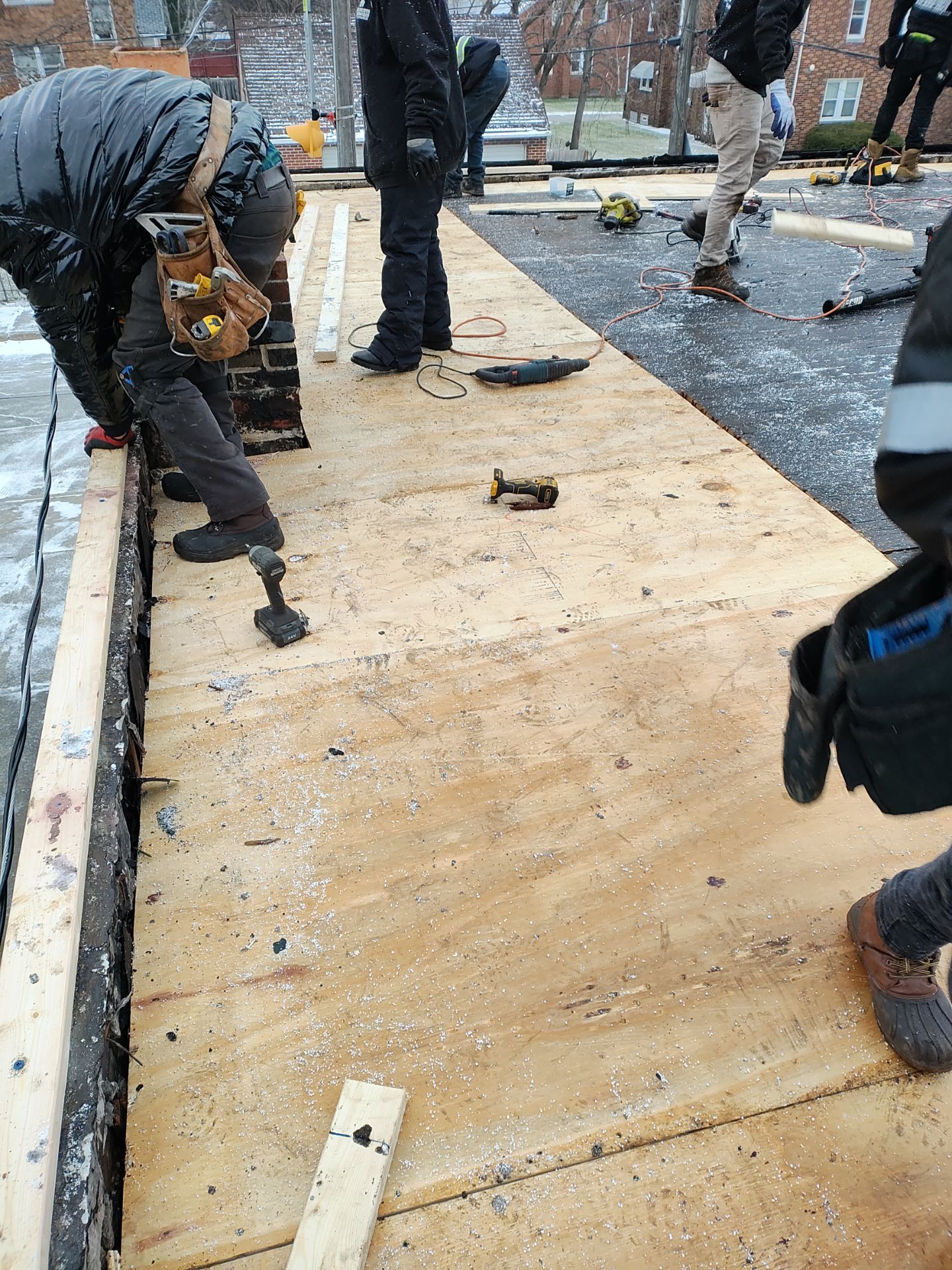 Commercial Roofing using TPO by Absolute Roofing and Construction
