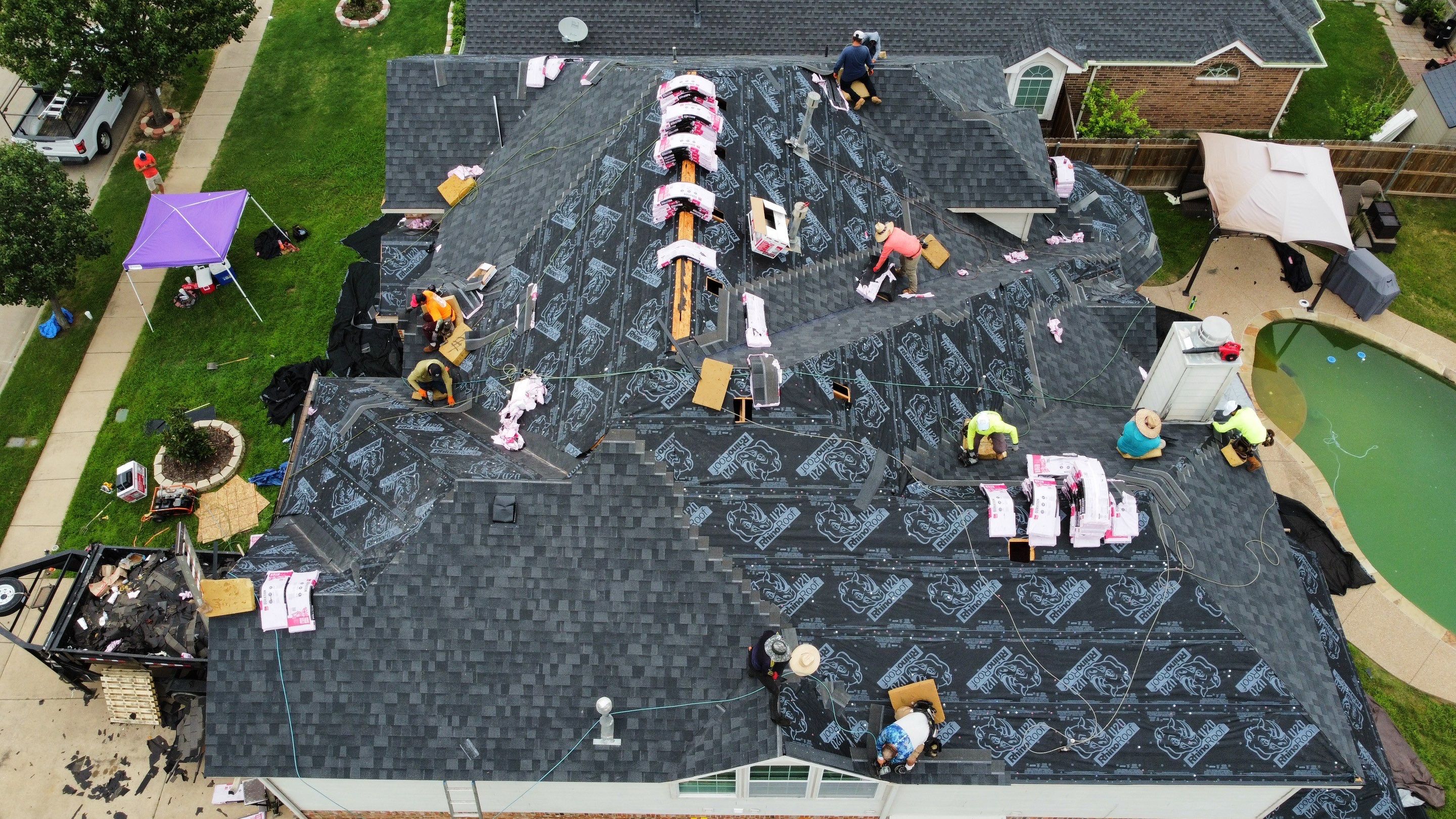 Storm Restoration Project by Berry Good Roofing 