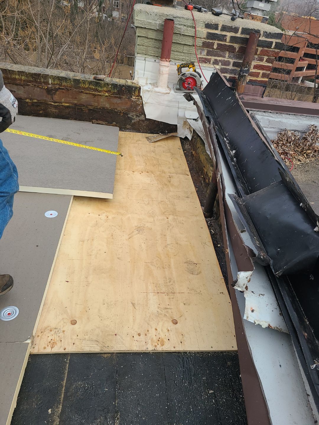 Arlington Flat TPO Roof Installation by RM Banning, Inc.