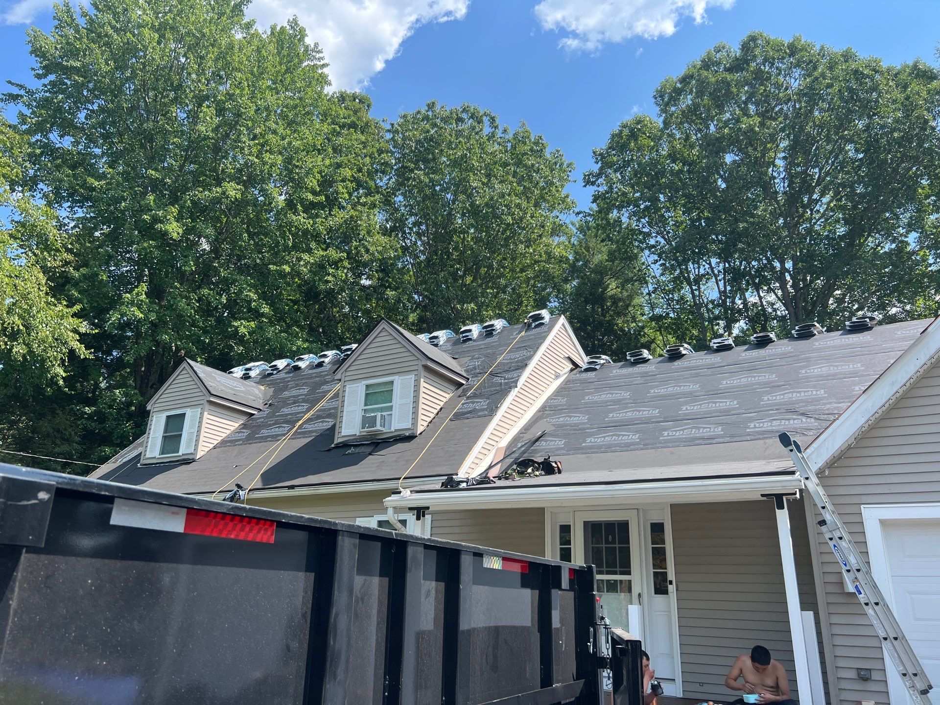 IKO Roof Installation in Pembroke, NH by Tall pine roofing