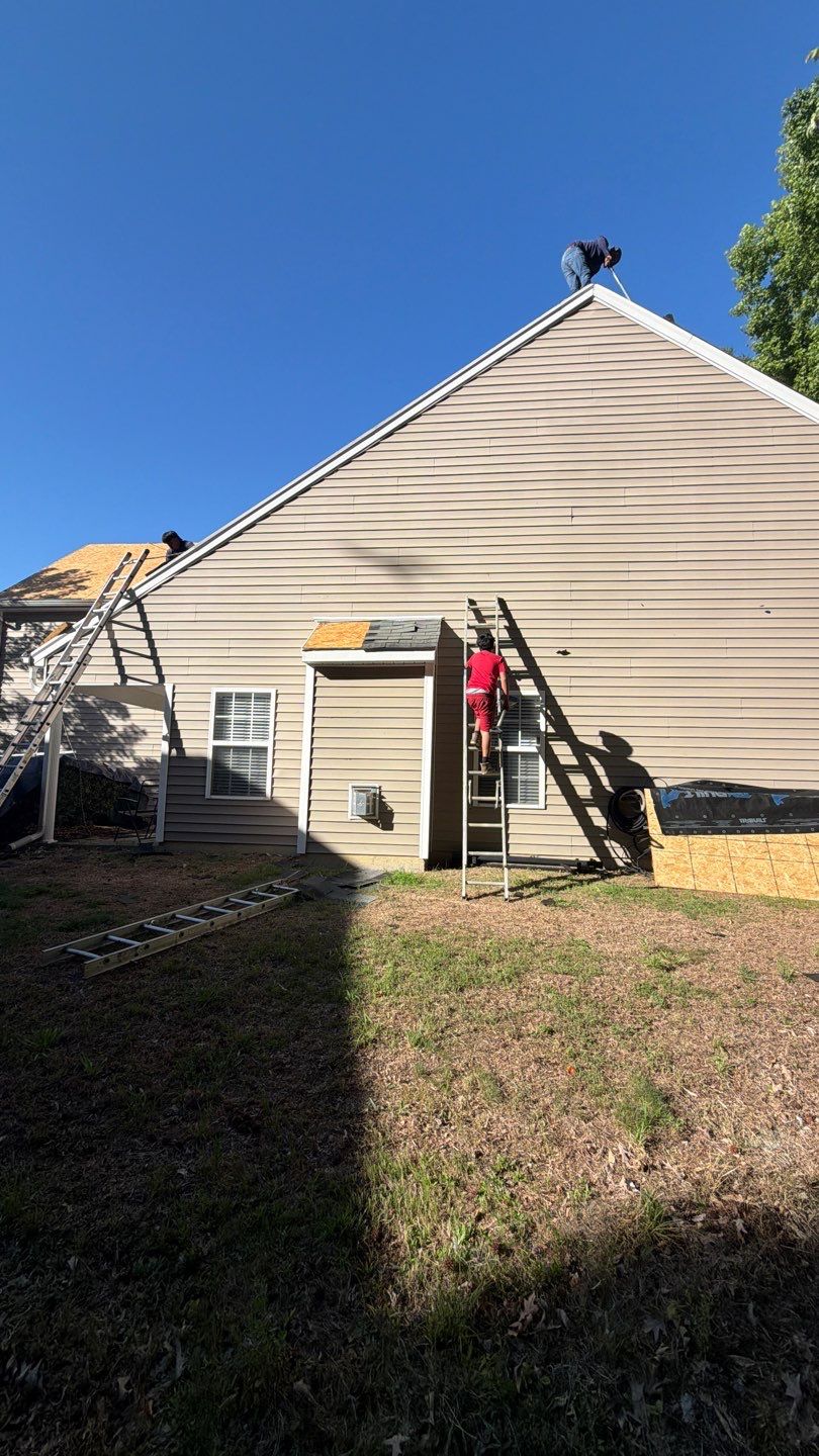 Roof replacement by hail damage by Just Brilliant Restoration JBR