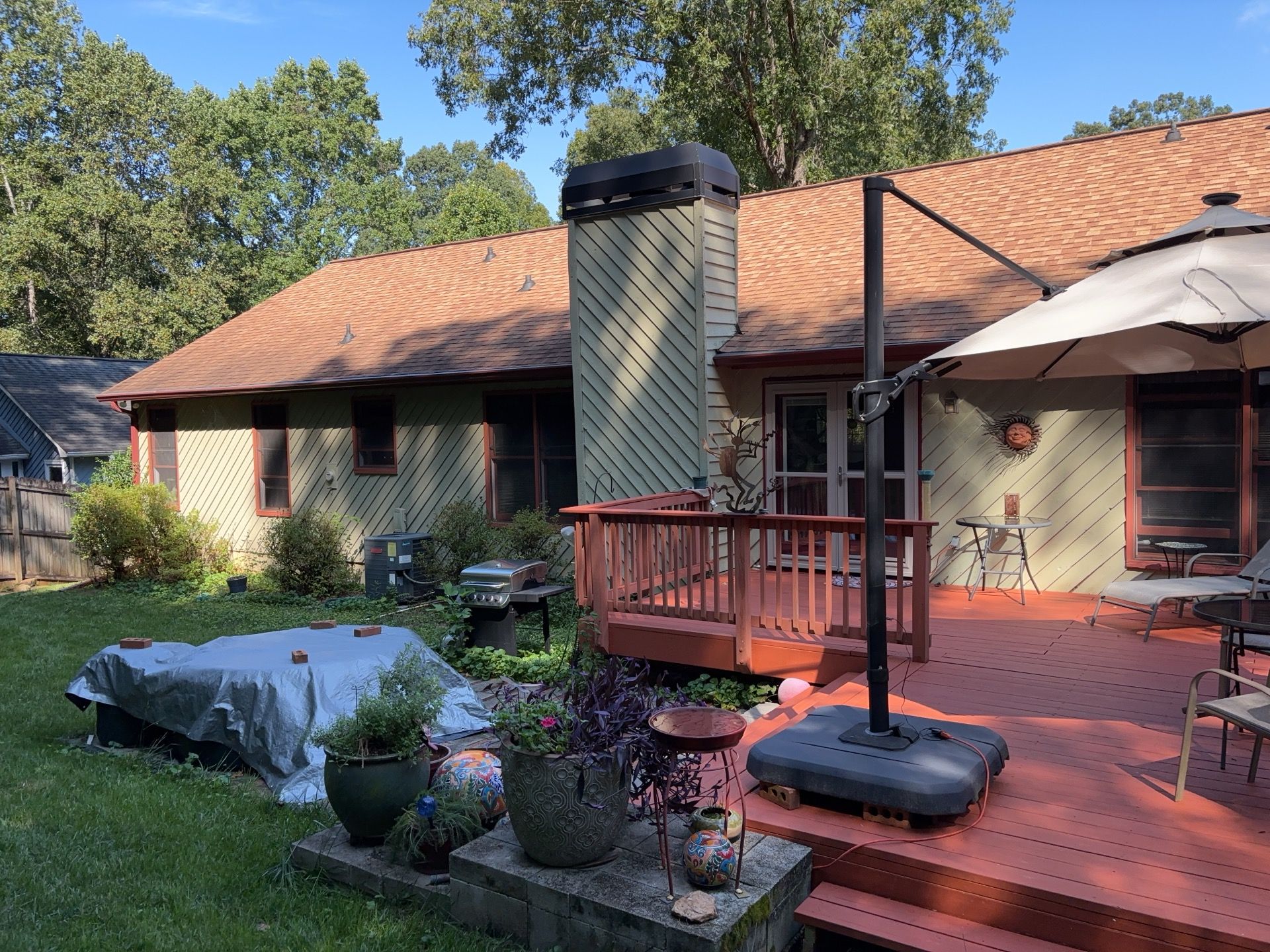 Exterior Painting and Deck Stain in Stone Mountain, GA by Nelson Exteriors