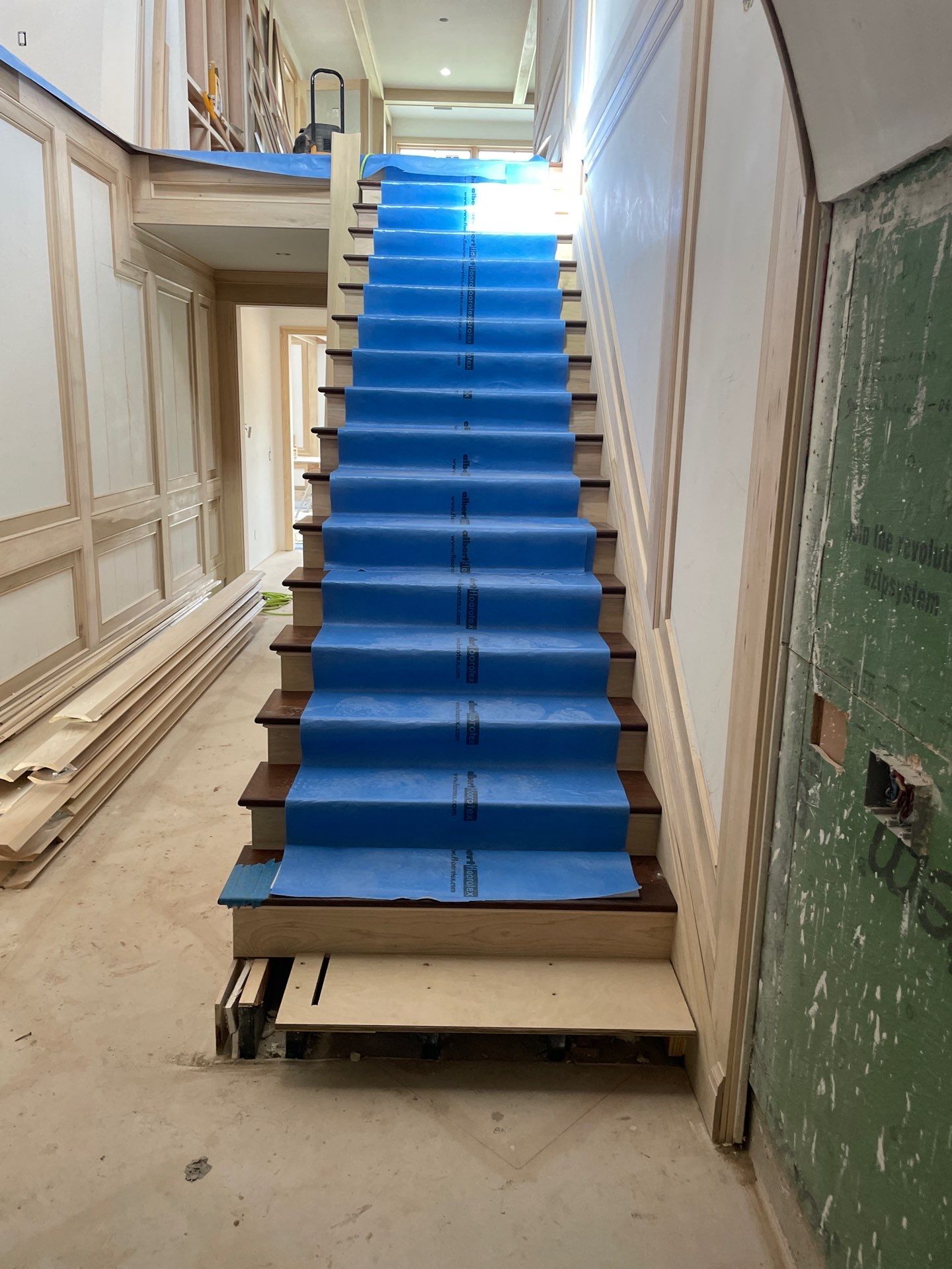 Stunning Ada Brownstone - Custom Staircase, Pattern Floor by RTBaldwin Hardwood Floors
