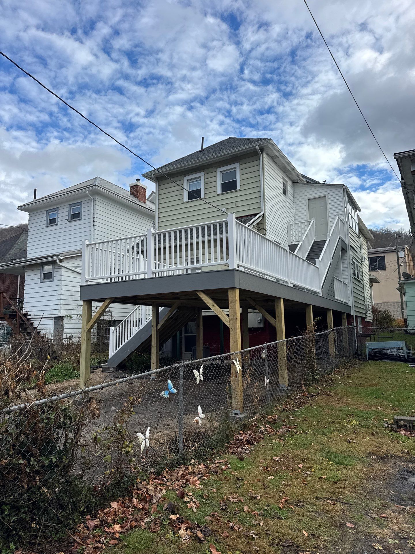 TimberTech Composite Deck and Vinyl Railing Replacement in Hinton by Walnut Hollow Decks & Outdoor Living