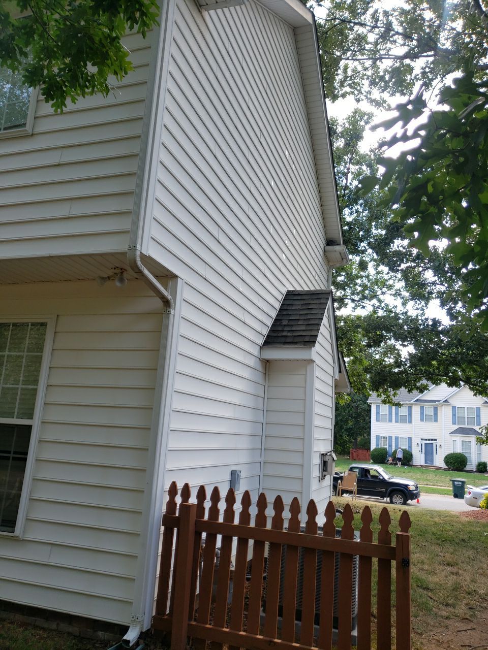 House Wash using cleaner by Power Wash Masters LLC
