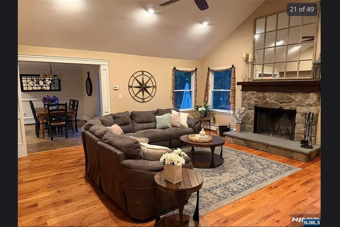 Interior Painting and Vaulted Ceiling Refresh in Oradell by Spectrum Painting, LLC