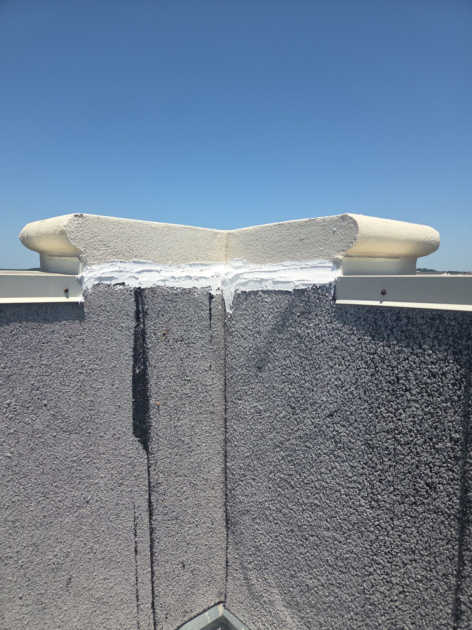 Modified Bitumen repairs.. a couple thousand dollars can save TENS of thousands and greatly prolong the life of your roof. by REPS Austin Area Roofer