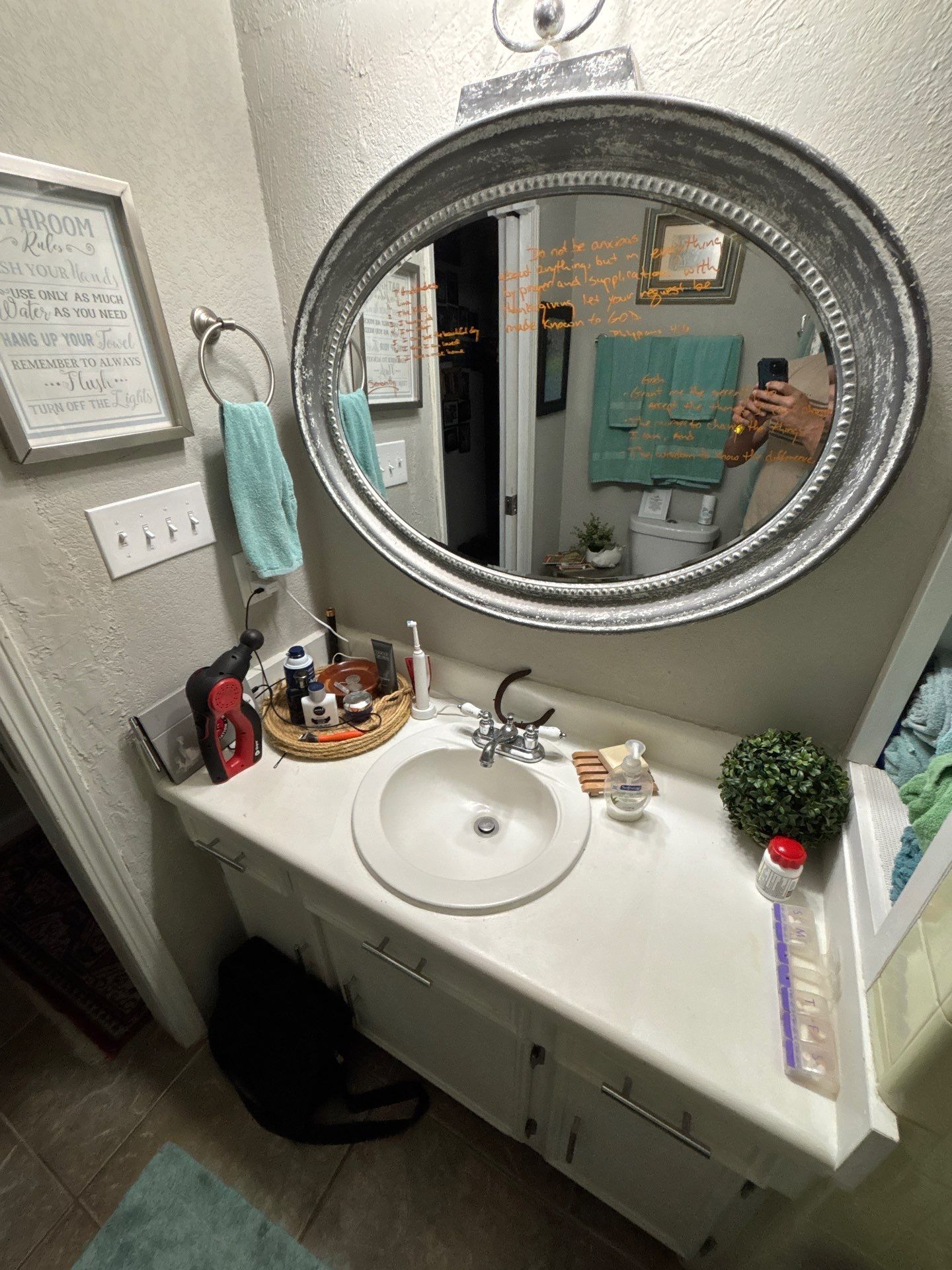 Tub to Walk-in Shower and New Vanity in Marble Falls by Lane Lauritsen - The Hill Country, Texas