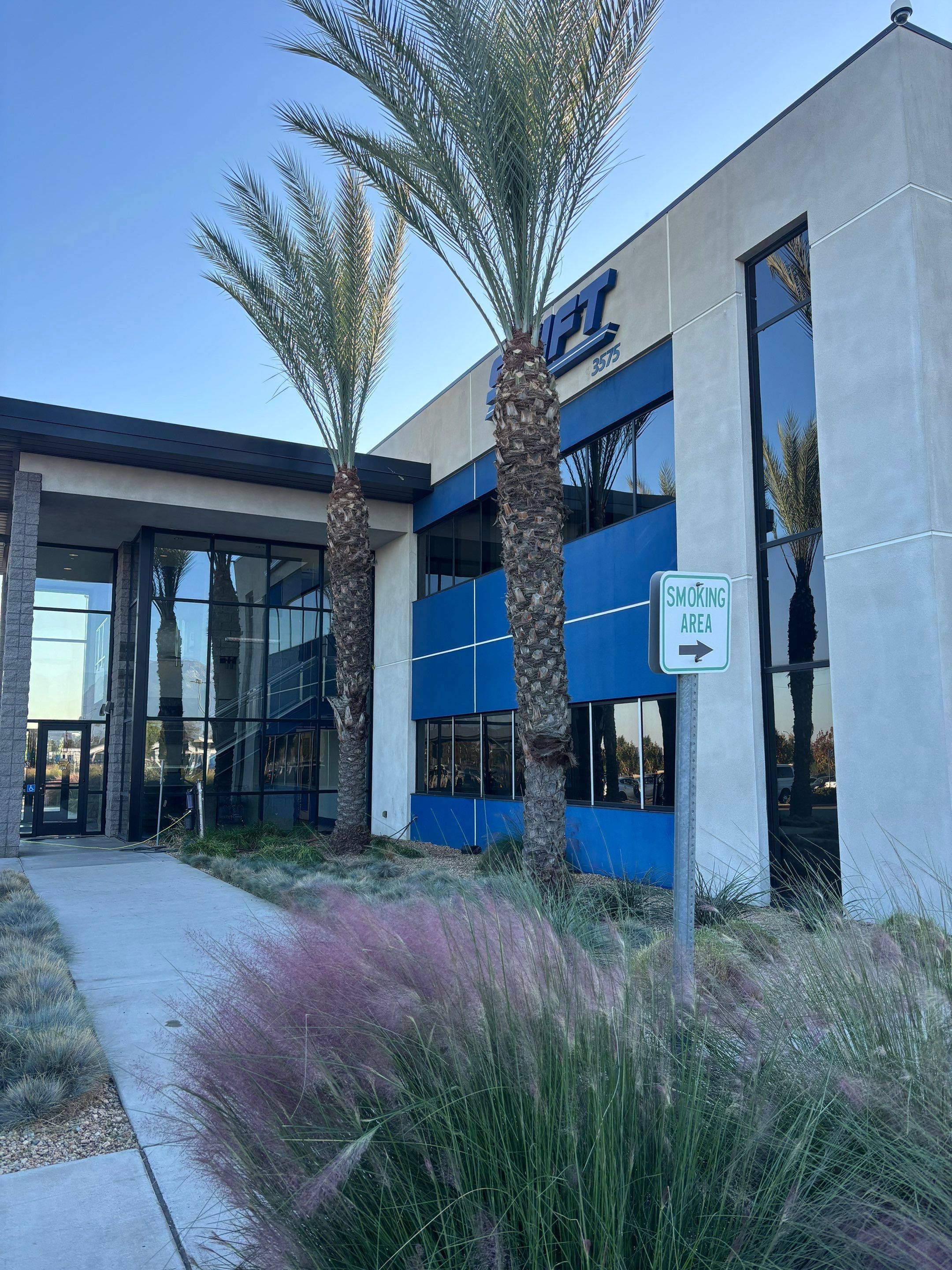 Swift Transportation Office Exterior Window Cleaning by Pirate Pete’s Power Washing