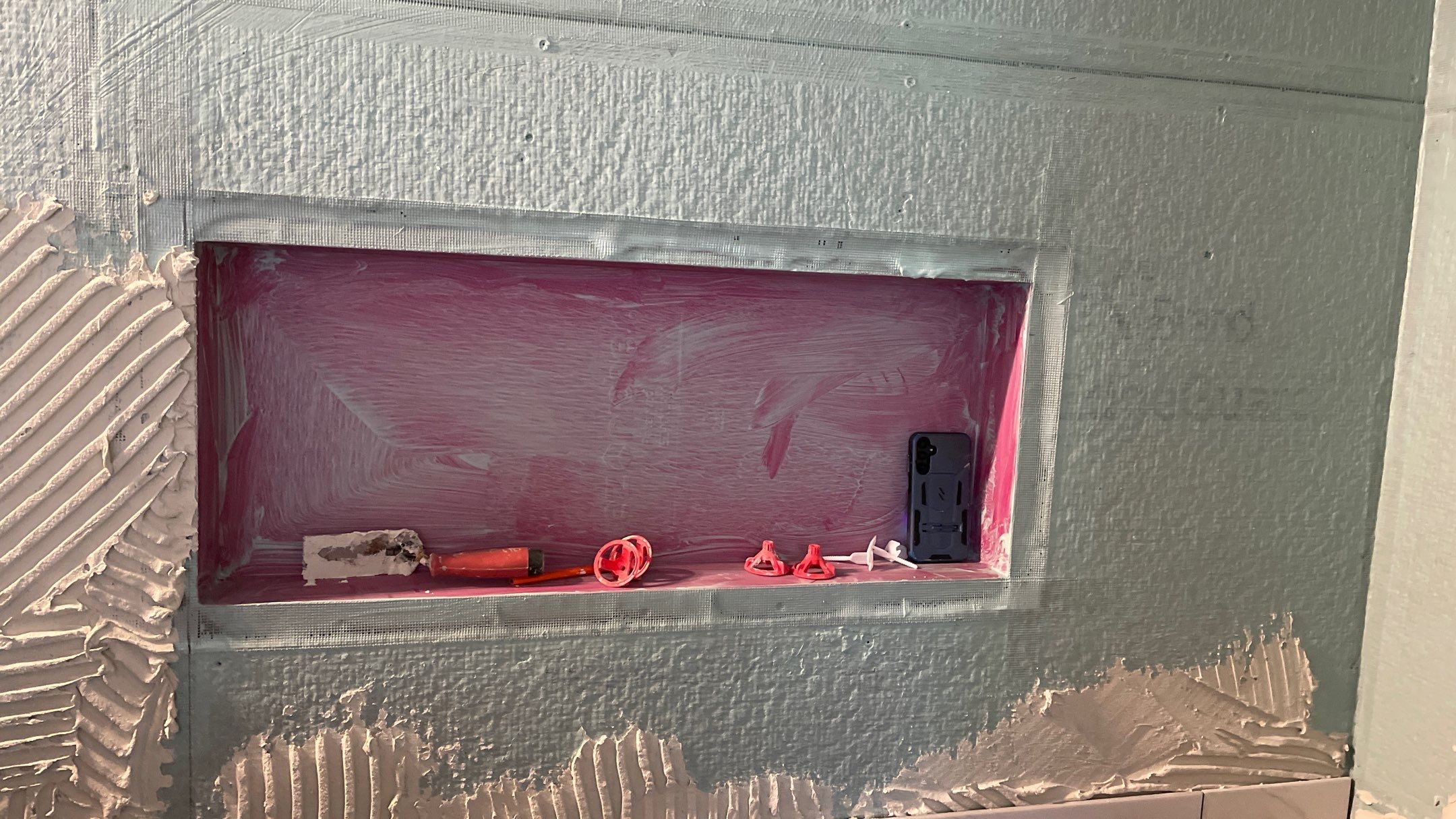 Bright Bathroom Remodel with Wall Removal, Stand Alone Tub and New Vanity by Footprints Floors of Coastal Carolina