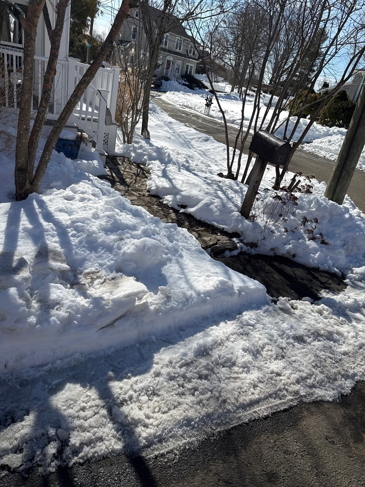 Residential Snow Removal in Branford, Connecticut by Diamond Image LLC
