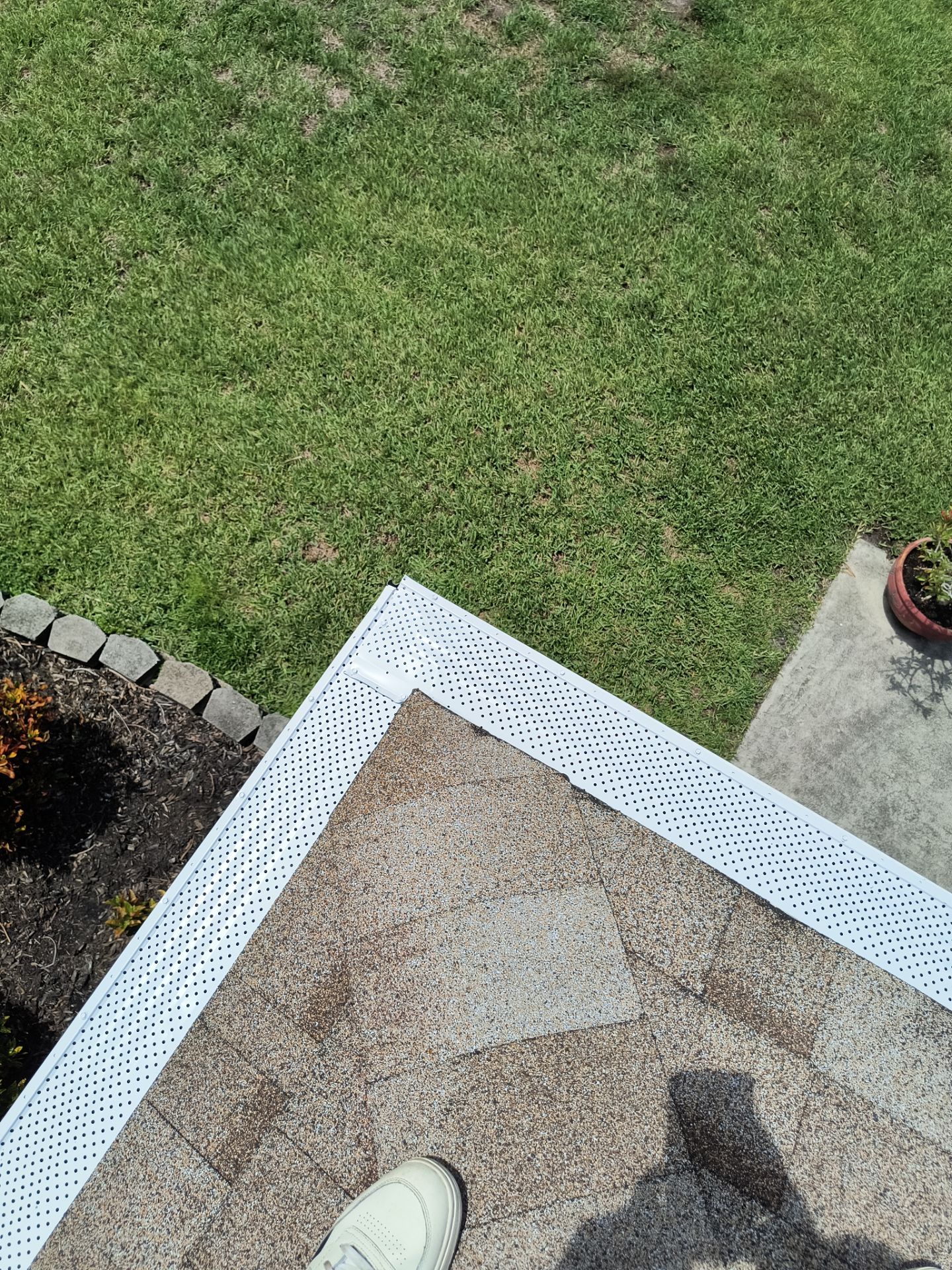 Leaf Guard System Installation in Cape Coral FL by Gutter Professors