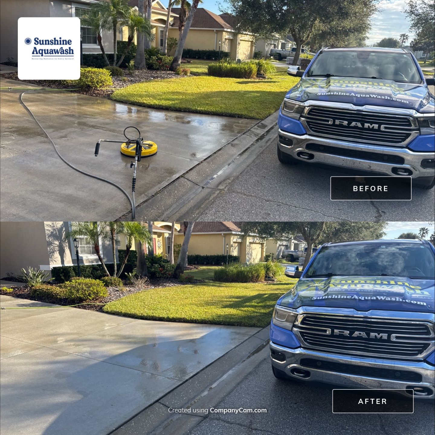 Driveway & Lanai Cleaning in Lexington Community, Parrish, FL | Sunshine AquaWash by Sunshine AquaWash
