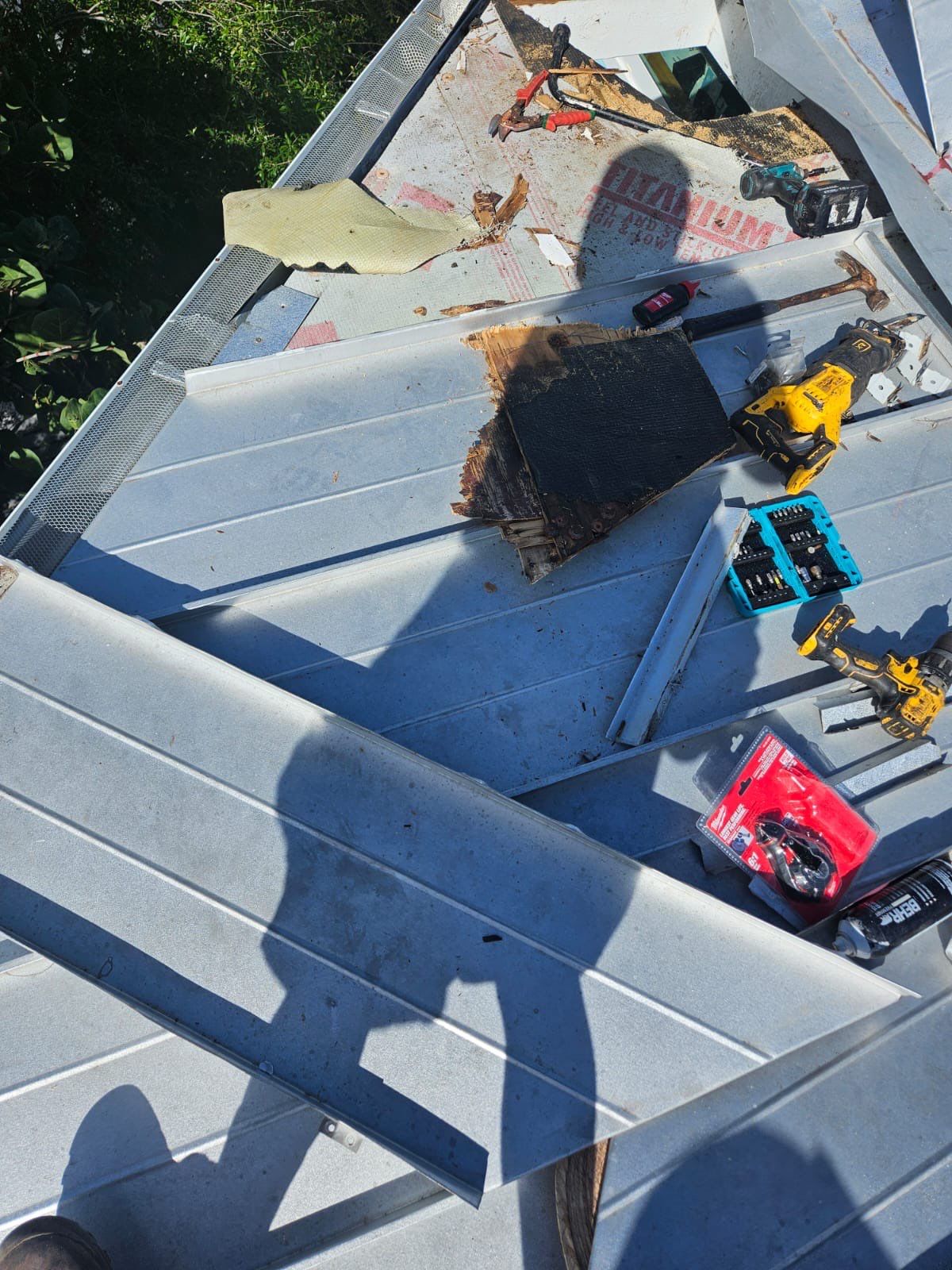 Residential Roofing Repair using Gulf Coast Metals Gulf Seam Panels by Four Peaks Roofing