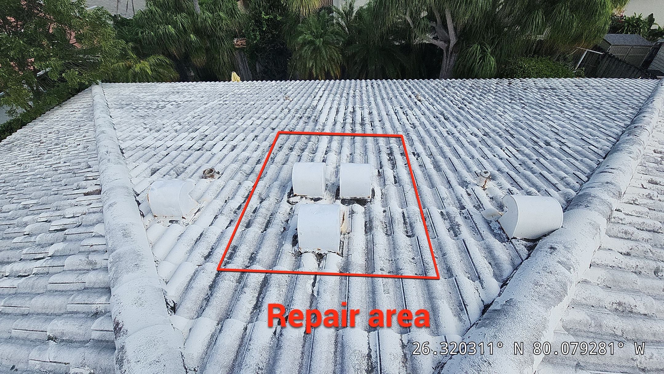 Concrete Tile Roof Repair and Vent Replacement in Deerfield Beach by Aastro Roofing