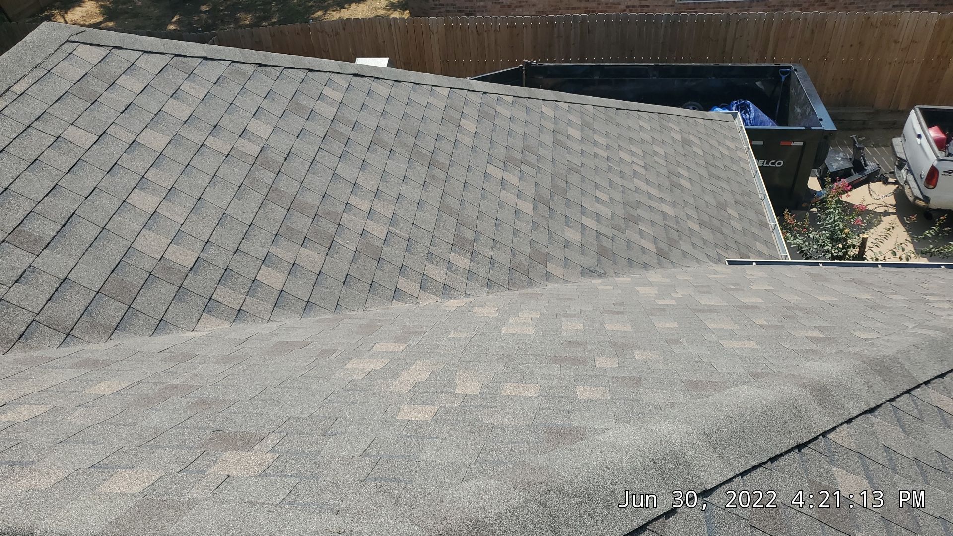 Residential Roofing Installation using ATLAS Pinnacle Pristine Shingles by Harvey Roofing & Construction