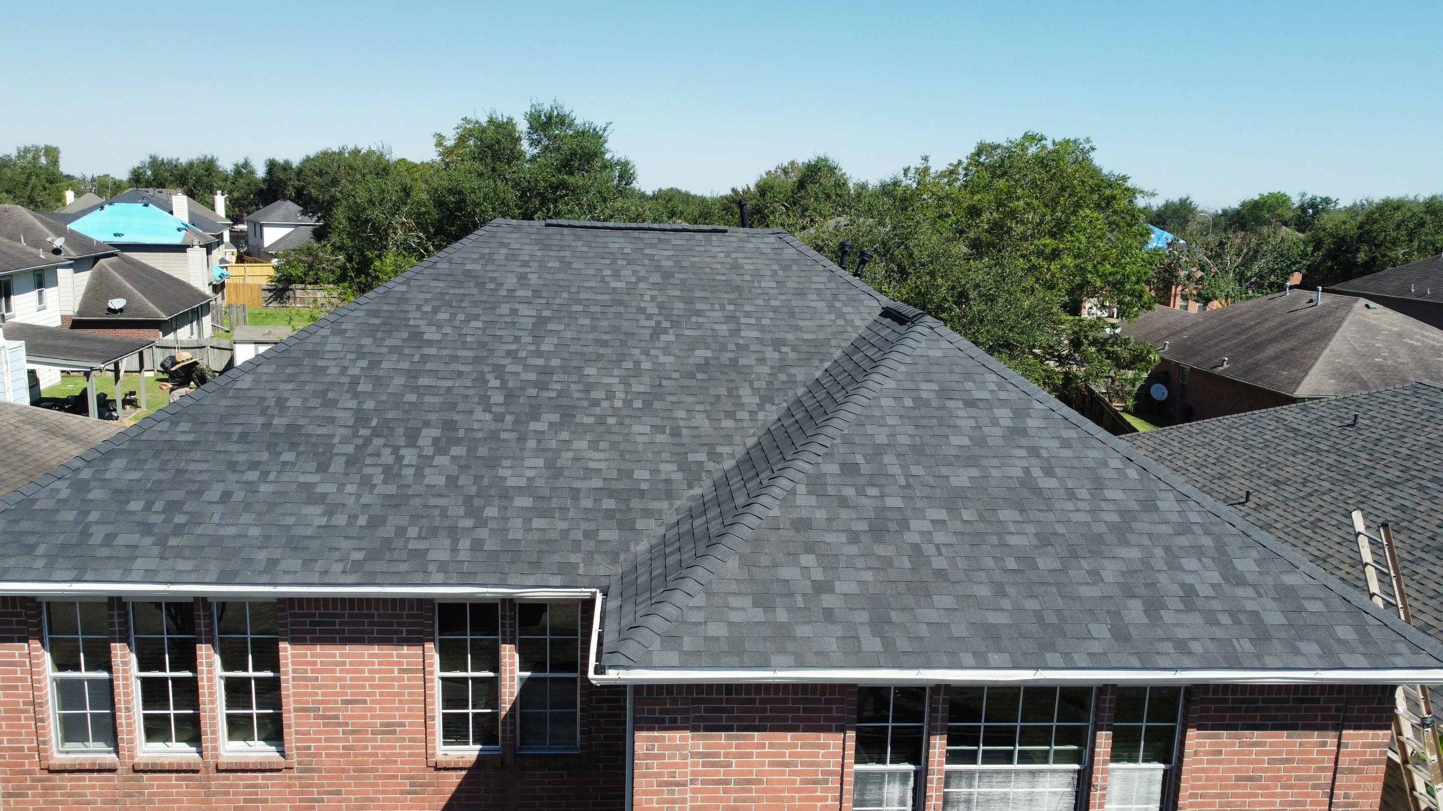 Reroof Project after Storm Beryl by Berry Good Roofing 