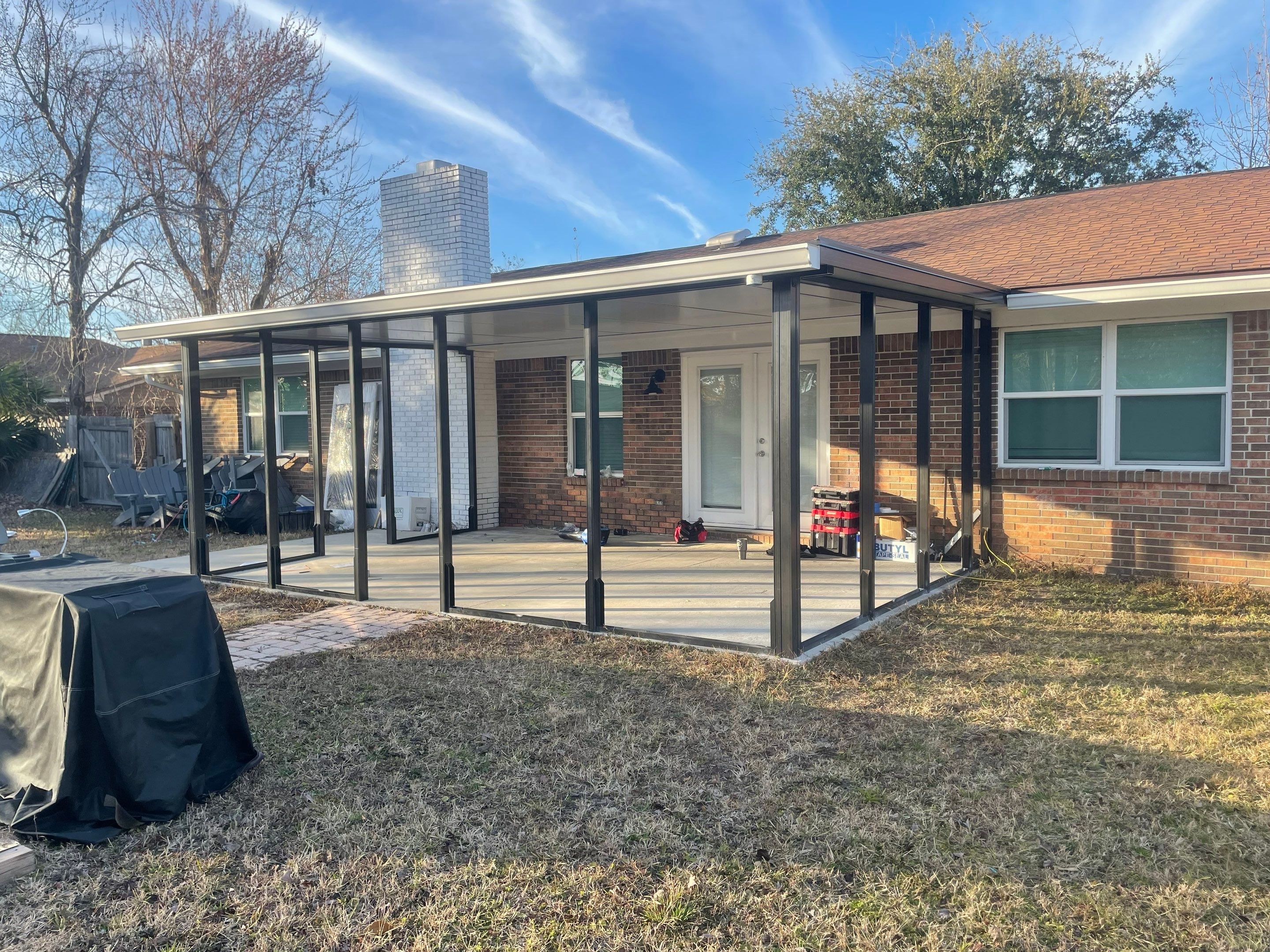 Screen Room using Colorbeam in Lynn Haven by Titan Sunrooms