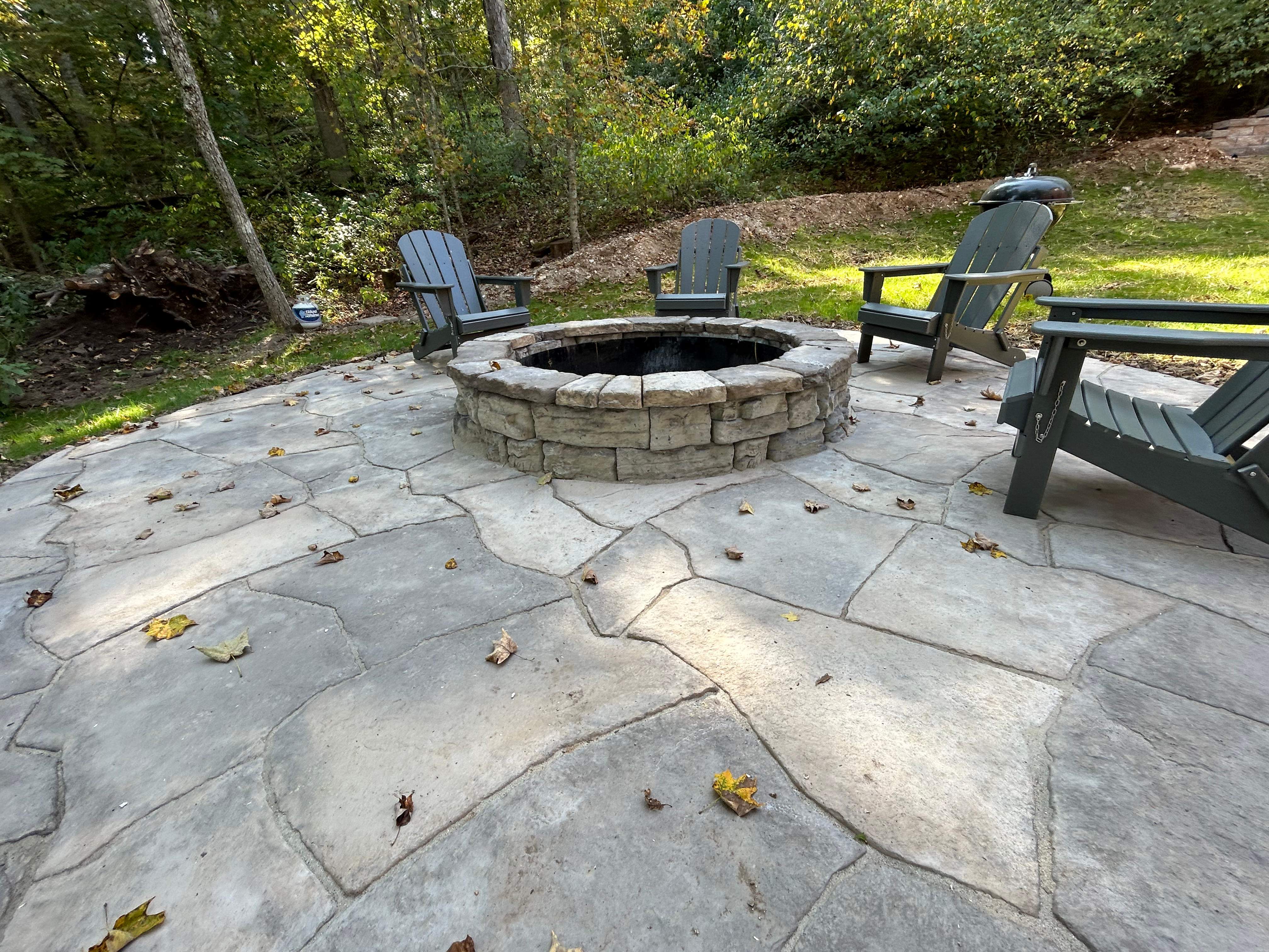 Backyard Lakeside Transformation by Loch Ness Landscaping, LLC