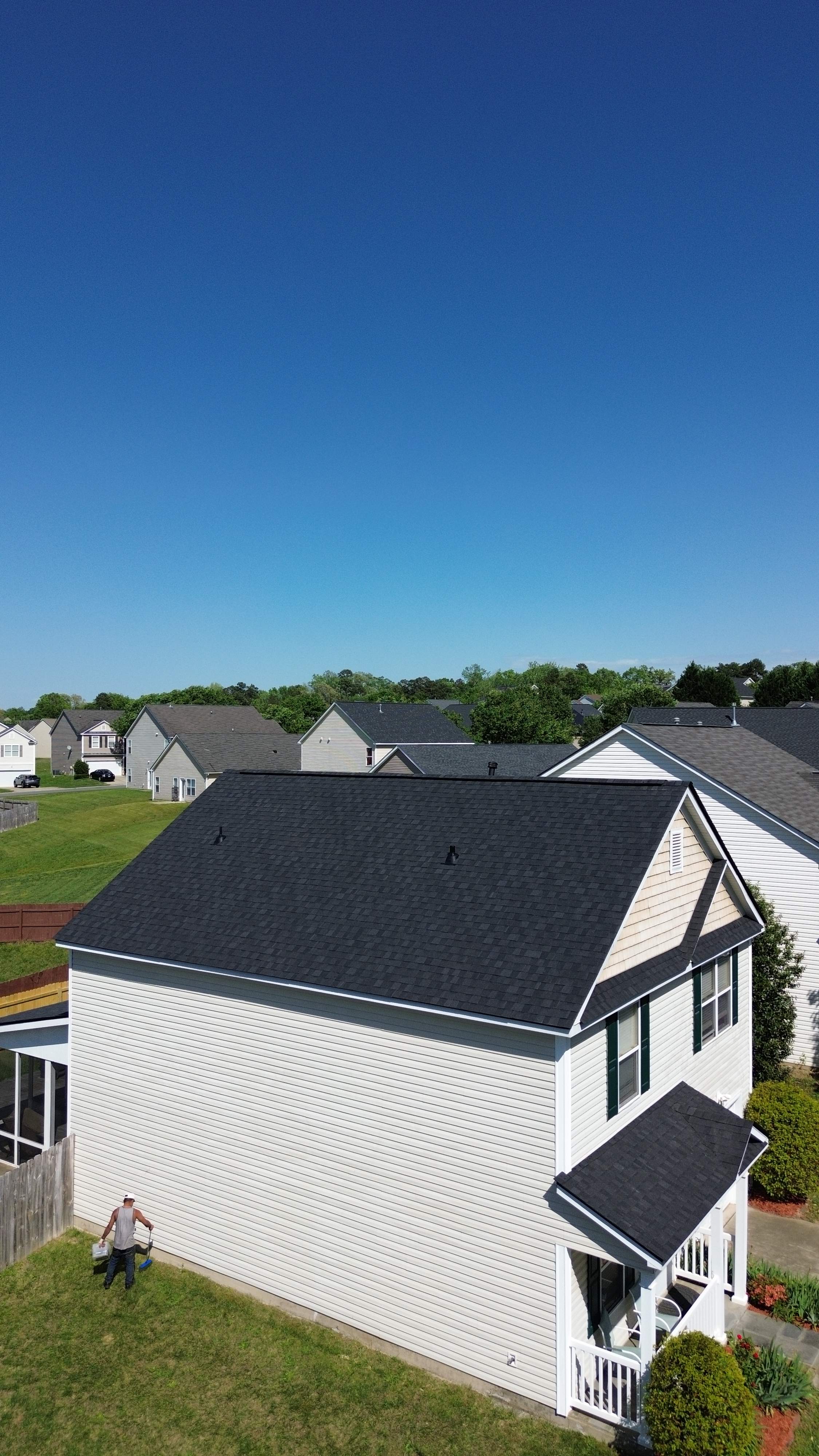 Roof replacement by hail and wind damage by Just Brilliant Restoration JBR