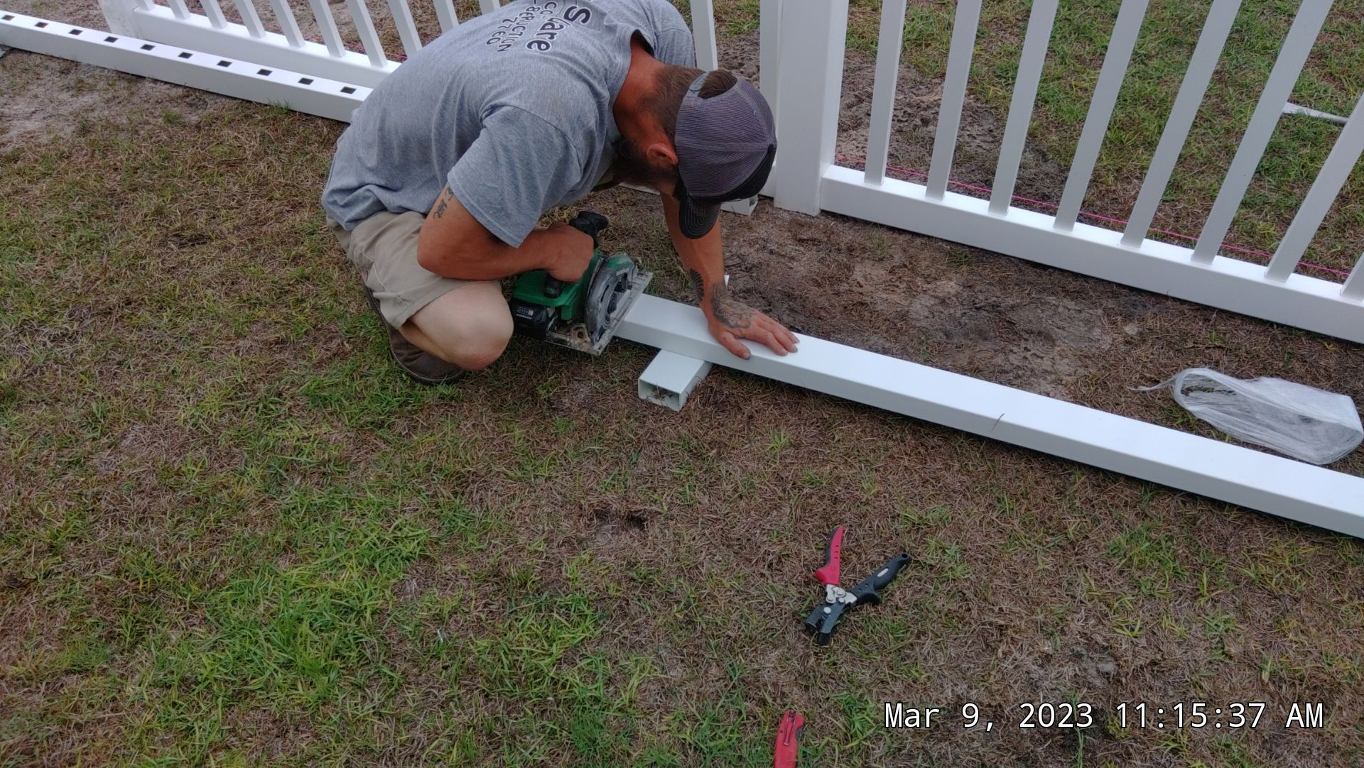 The puppy needed a new by Hip Square Fence Inc.