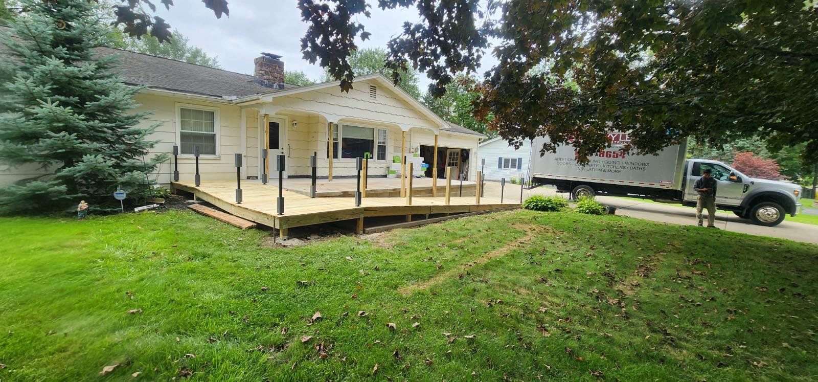 Porch and Concrete by Ivy Lea Construction
