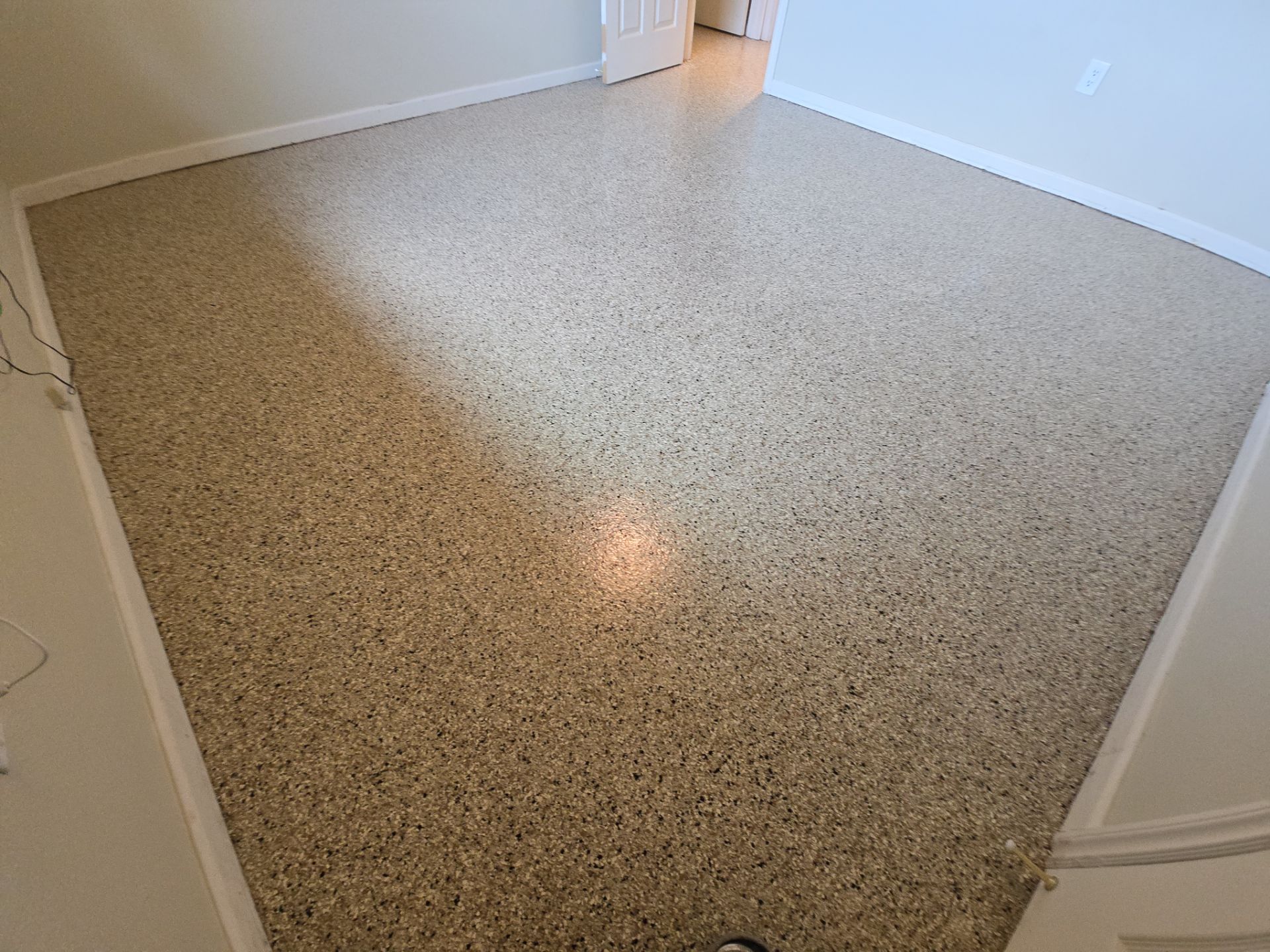 Basement Transformation using Driftwood by Croc Coatings, LLC