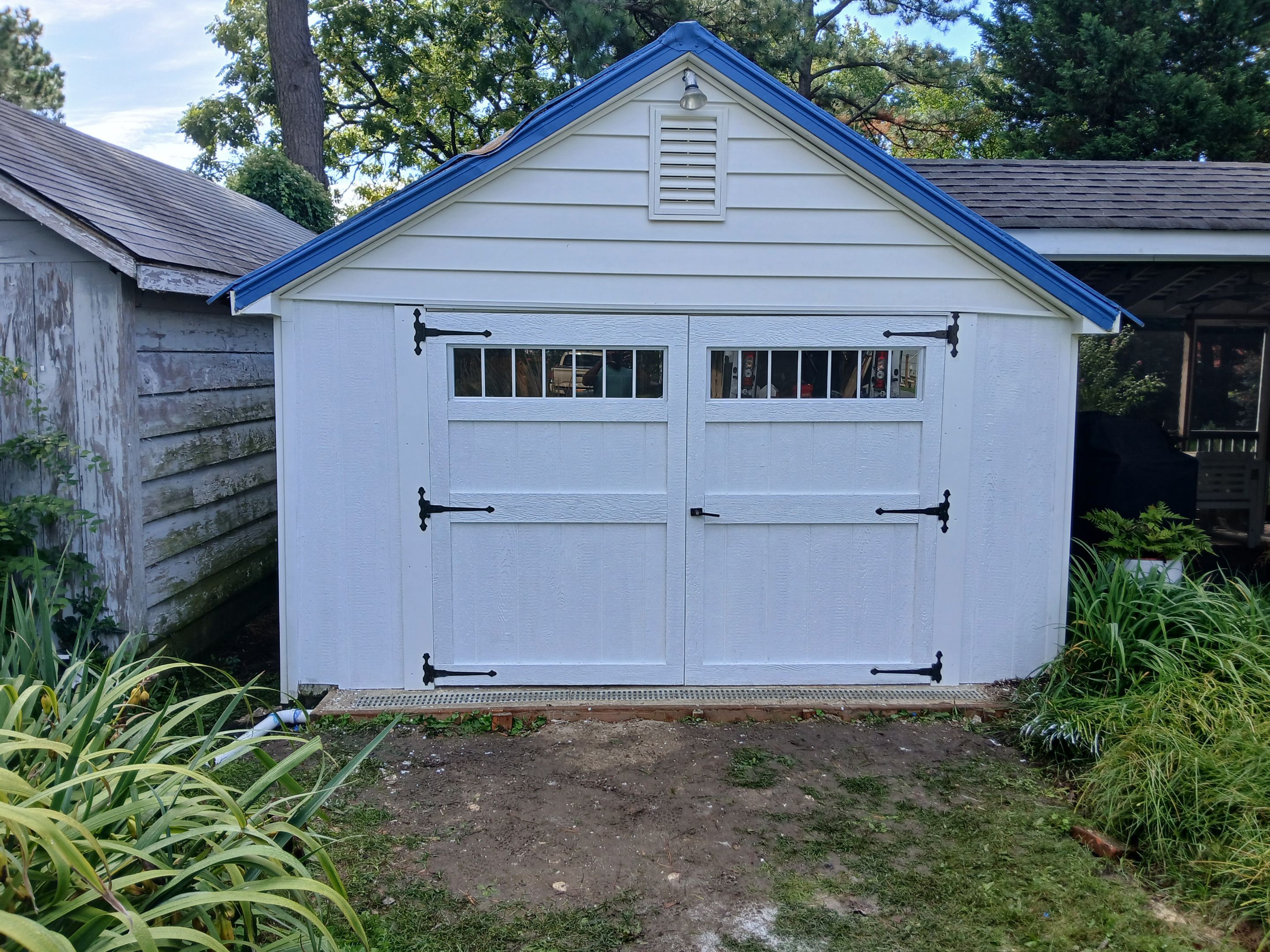 Custom Shed Door Framing in Neavitt by Gc Makeovers