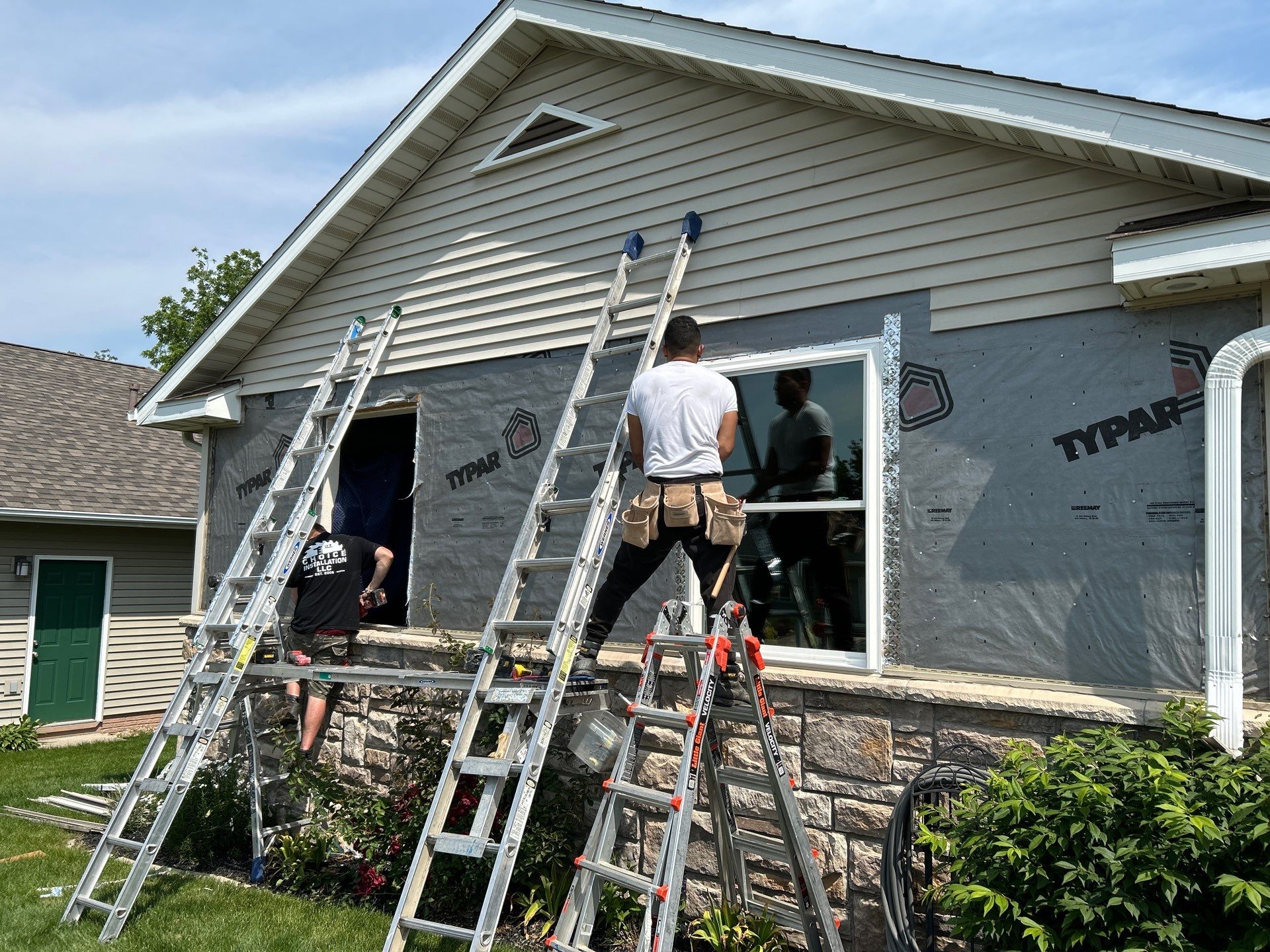 Door and window replacement by United Windows and Siding LLC