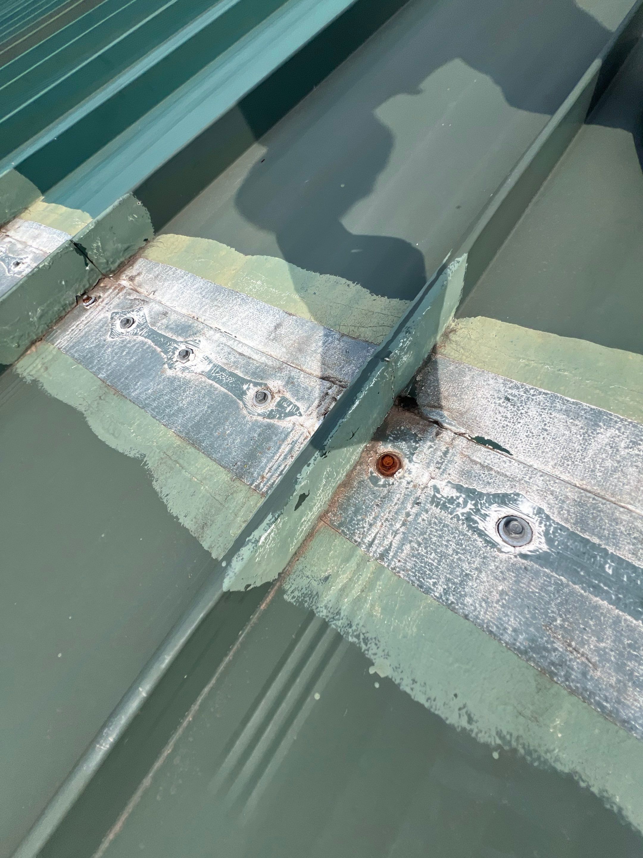 Hail Damage using Metal by Roof Repair Company