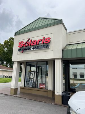 Channel Letters on  Raceway for Solaris