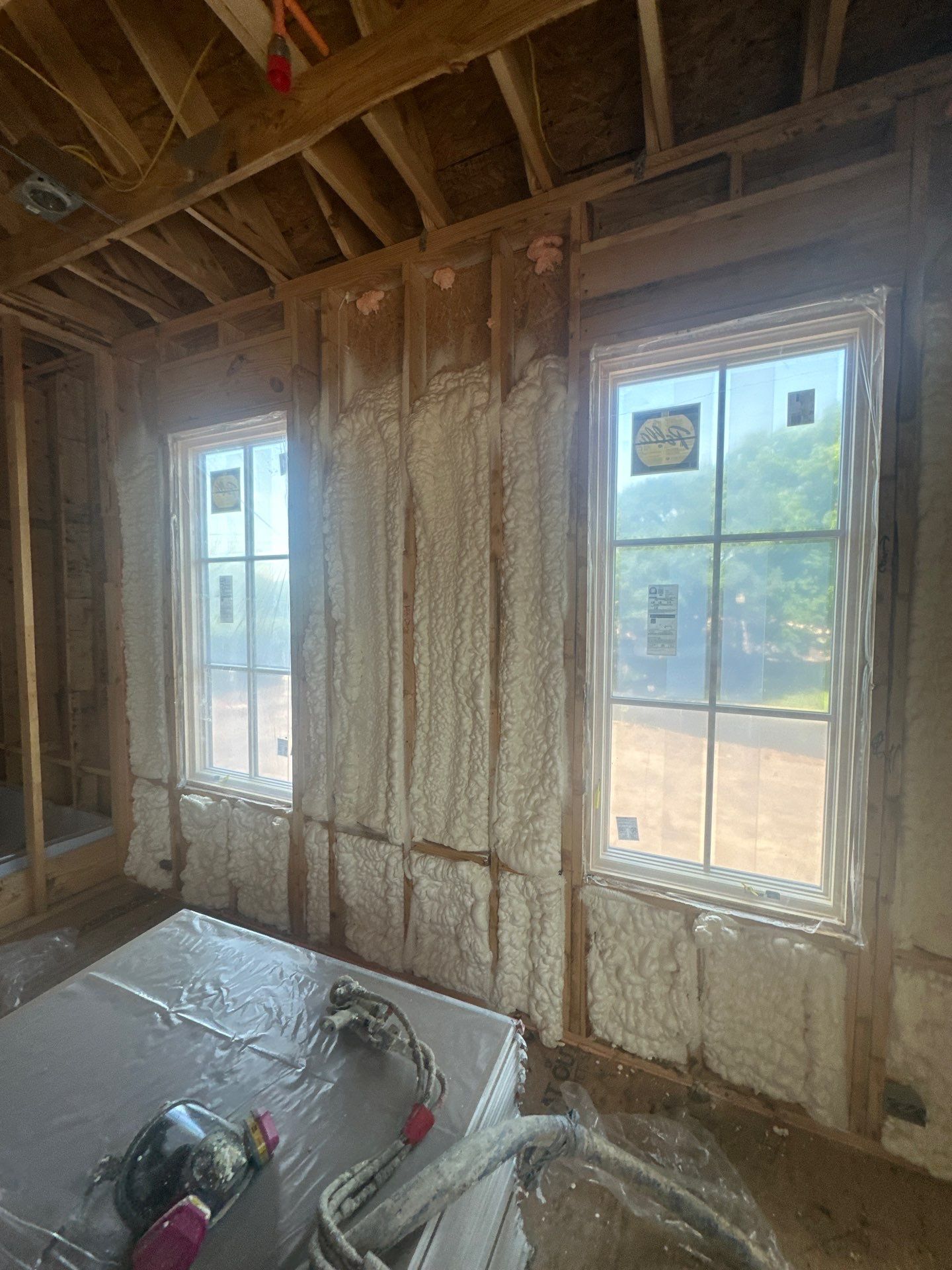 Full encapsulation open cell foam Dallas TX by Apex Insulation Solutions
