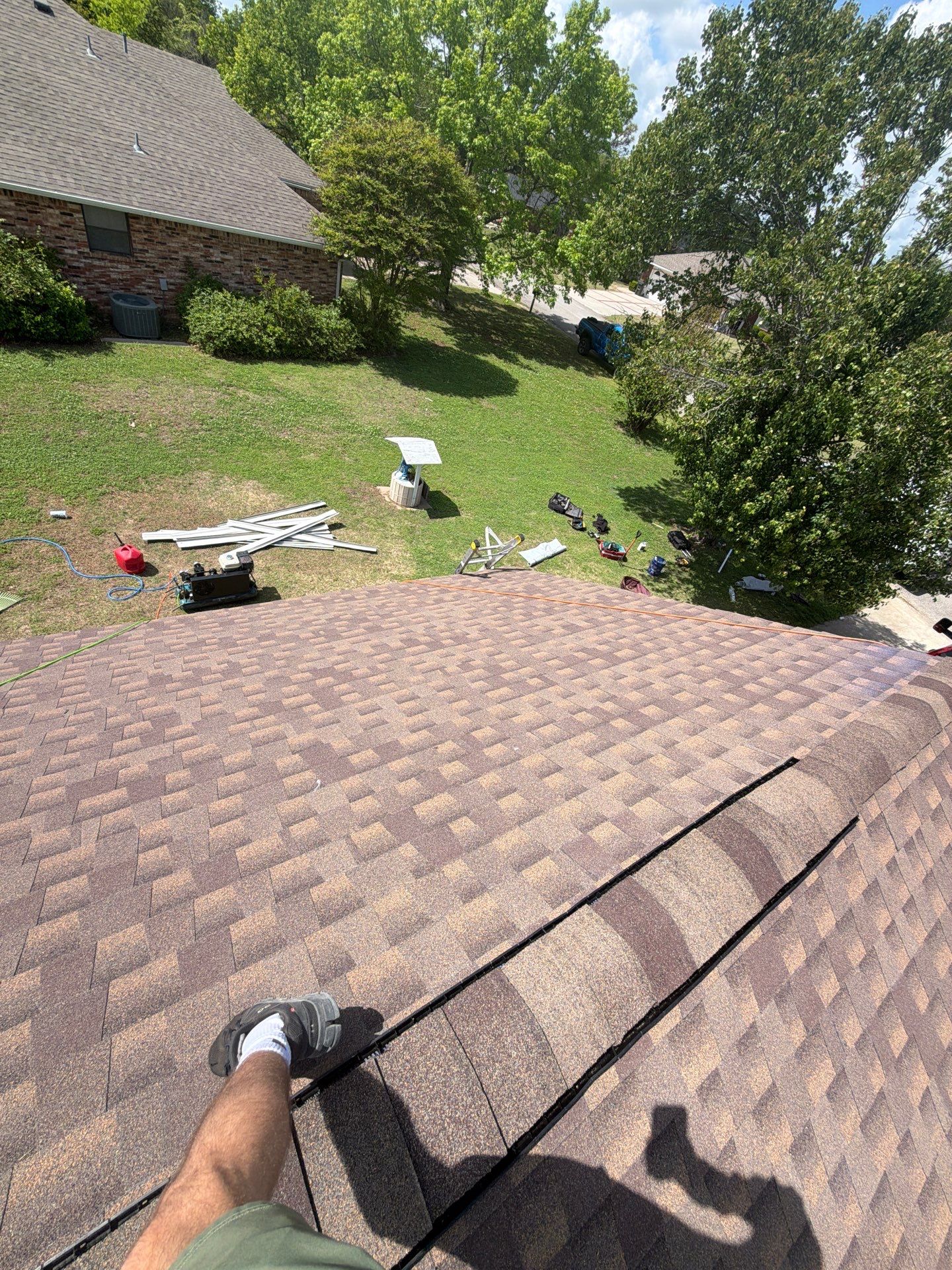 GAF Timberline Asphalt Shingle Roof Replacement in Sulphur, Oklahoma by BANA Roofing and Solar Supply