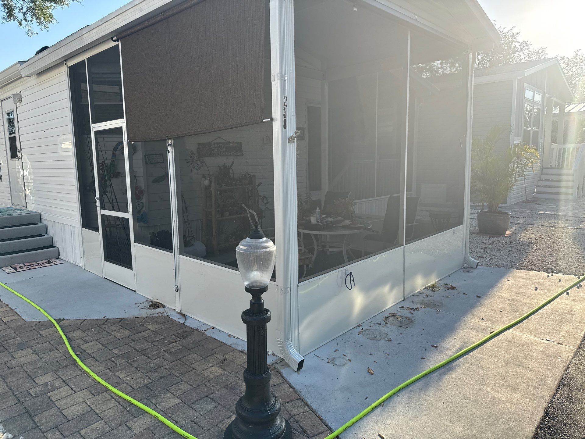 Mobile Home House Wash | Fisherman’s Cove RV Park | Terra Ceia, FL by Sunshine AquaWash