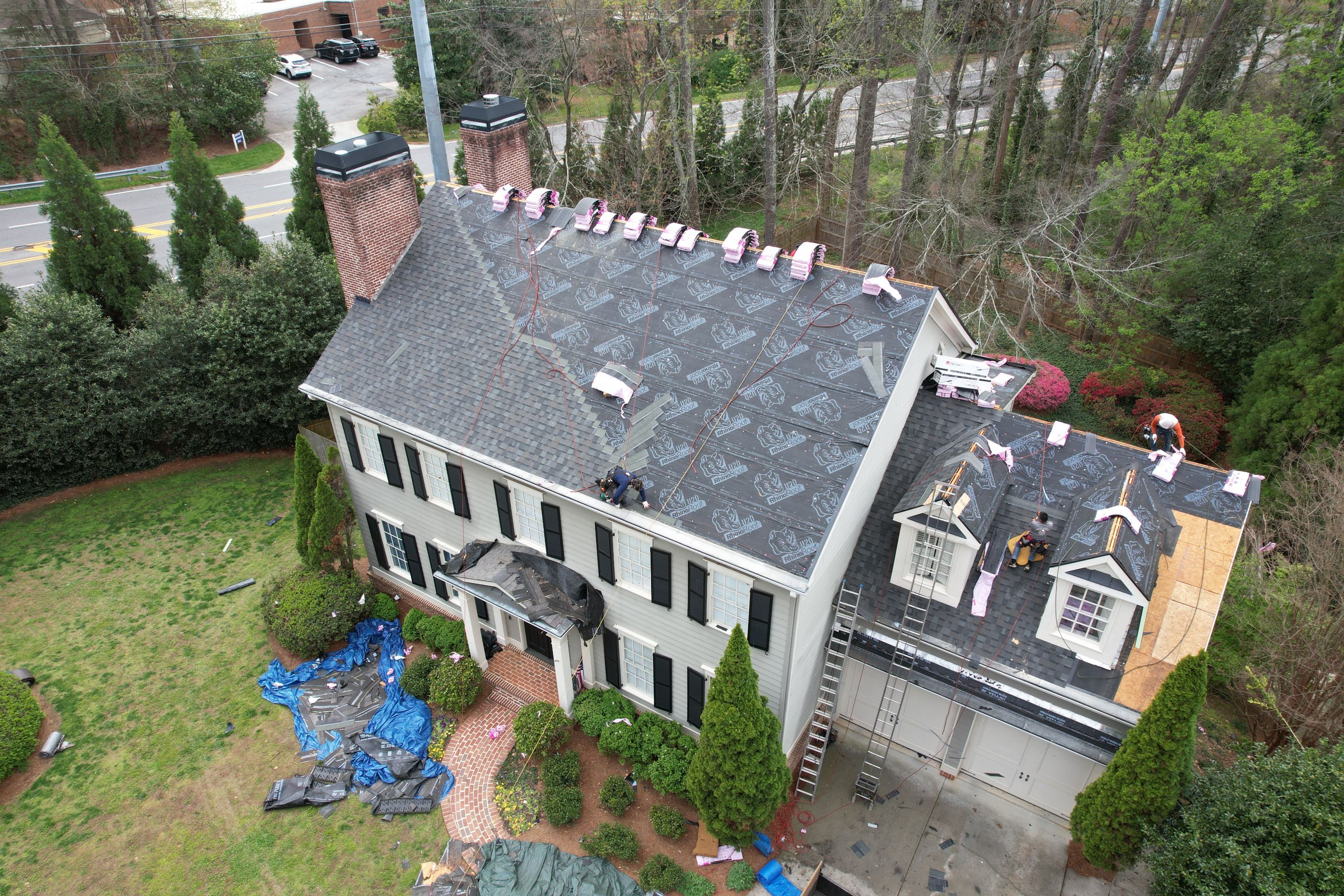 Residential Roofing Installation using Owens Corning by Inspector Roofing and Restoration