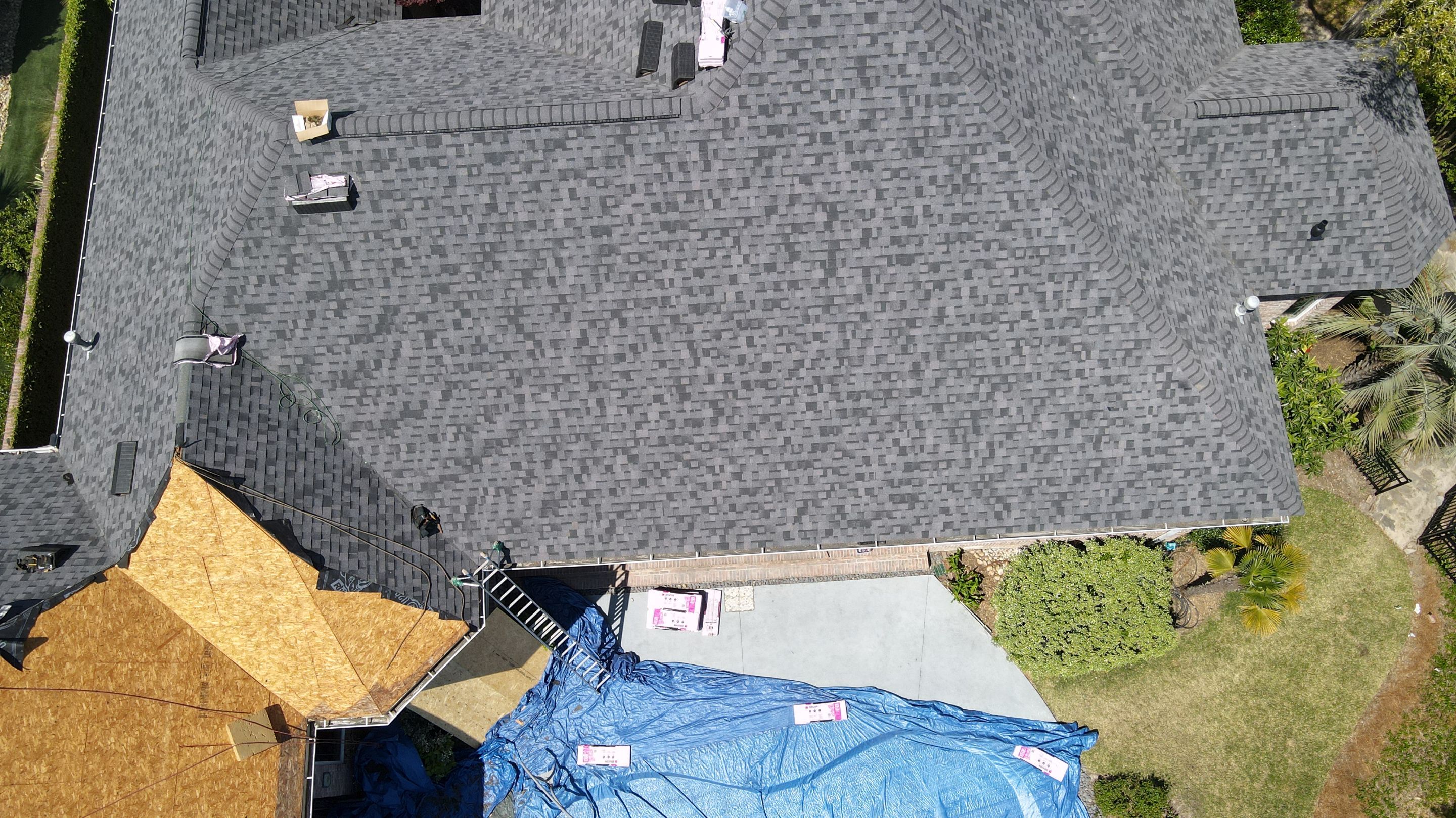 Residential Roofing Installation using Owens Corning Duration Midnight Plum by Indigo State Roofing