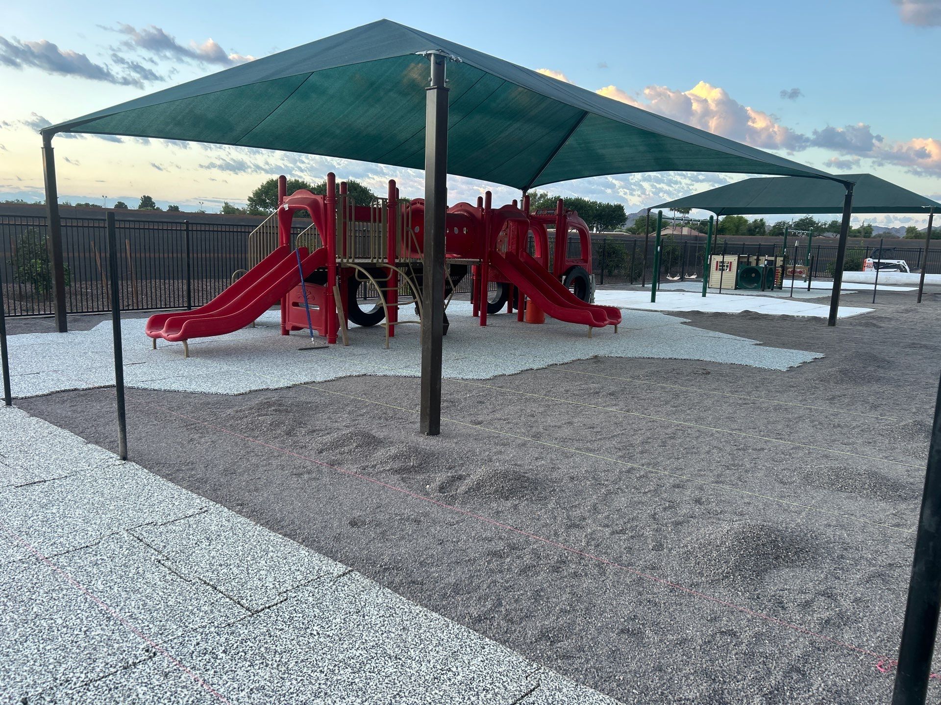 Synthetic Turf and Playground Equipment Queen Creek Preschool by Southwest Greens Midwest