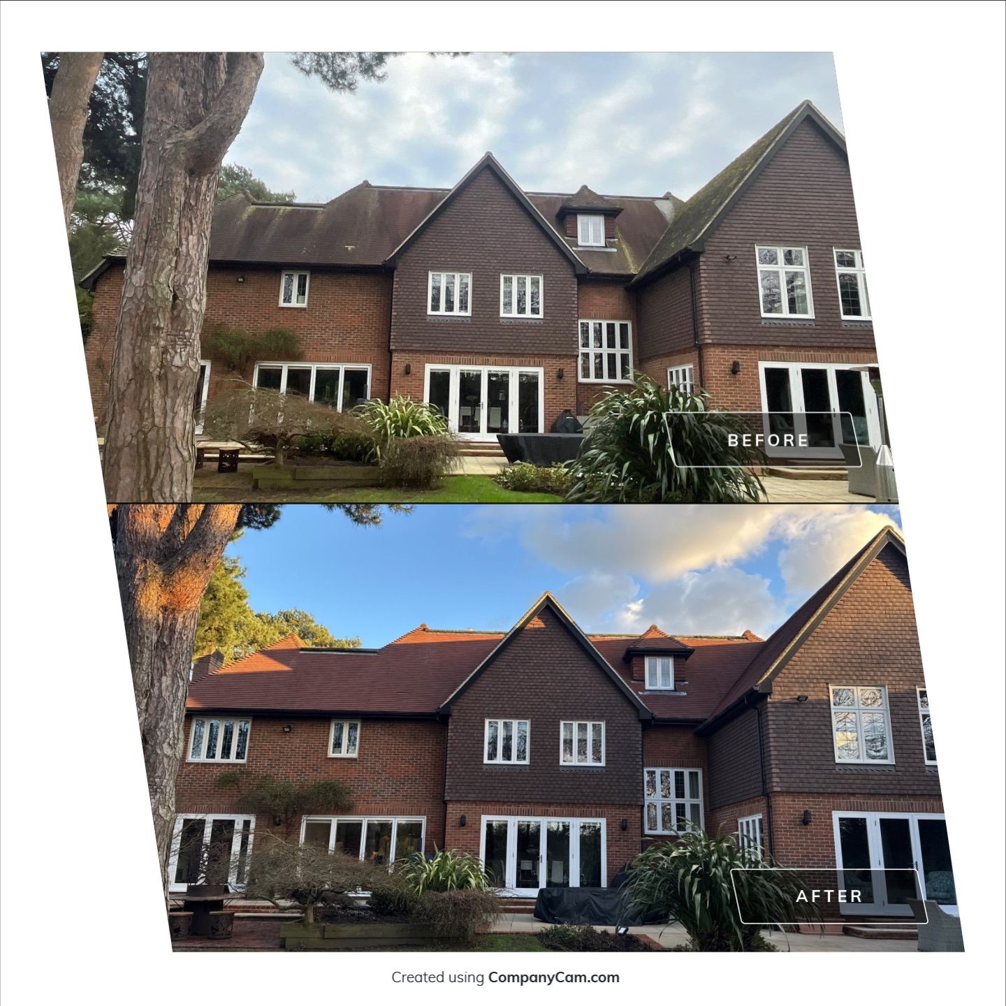 Roof - Driveway - Patio Clean using 18inch Whirlaway FSC by Ges Exterior Cleaning ltd