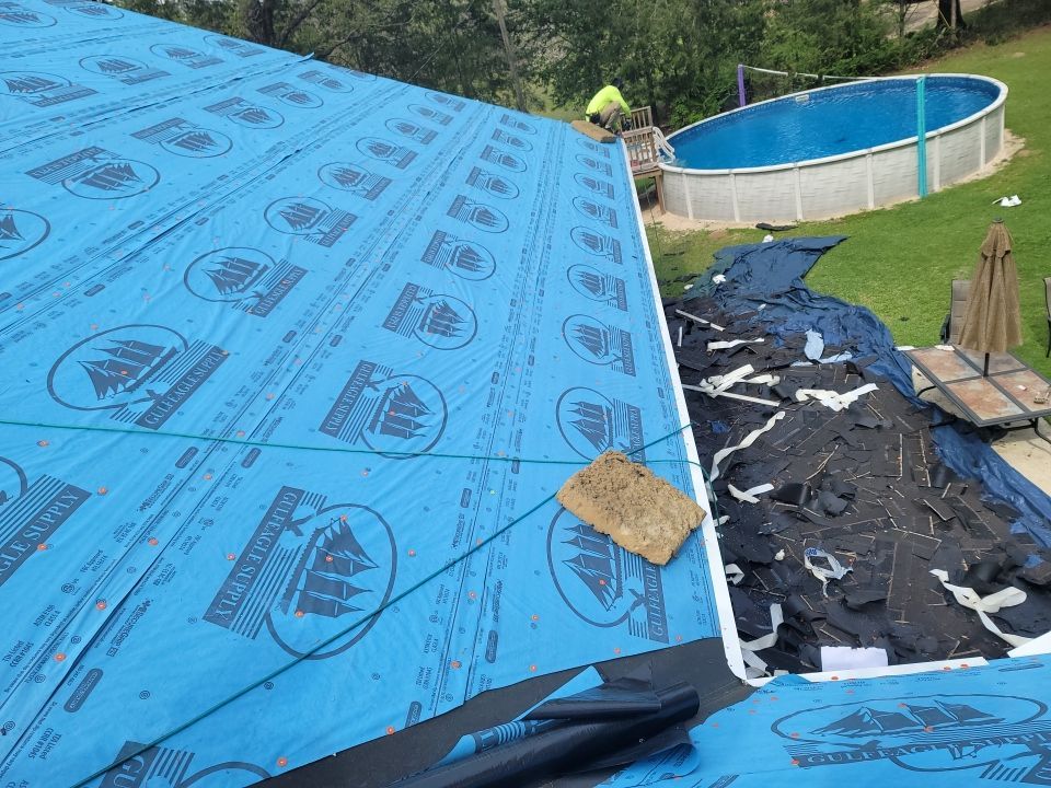 Residential Roofing Installation using Roof Replacement by American Roofing & Construction LLC