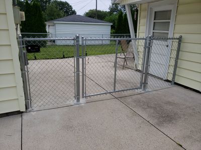 Residential Chain Link Fence and Gate Installation in Waterloo