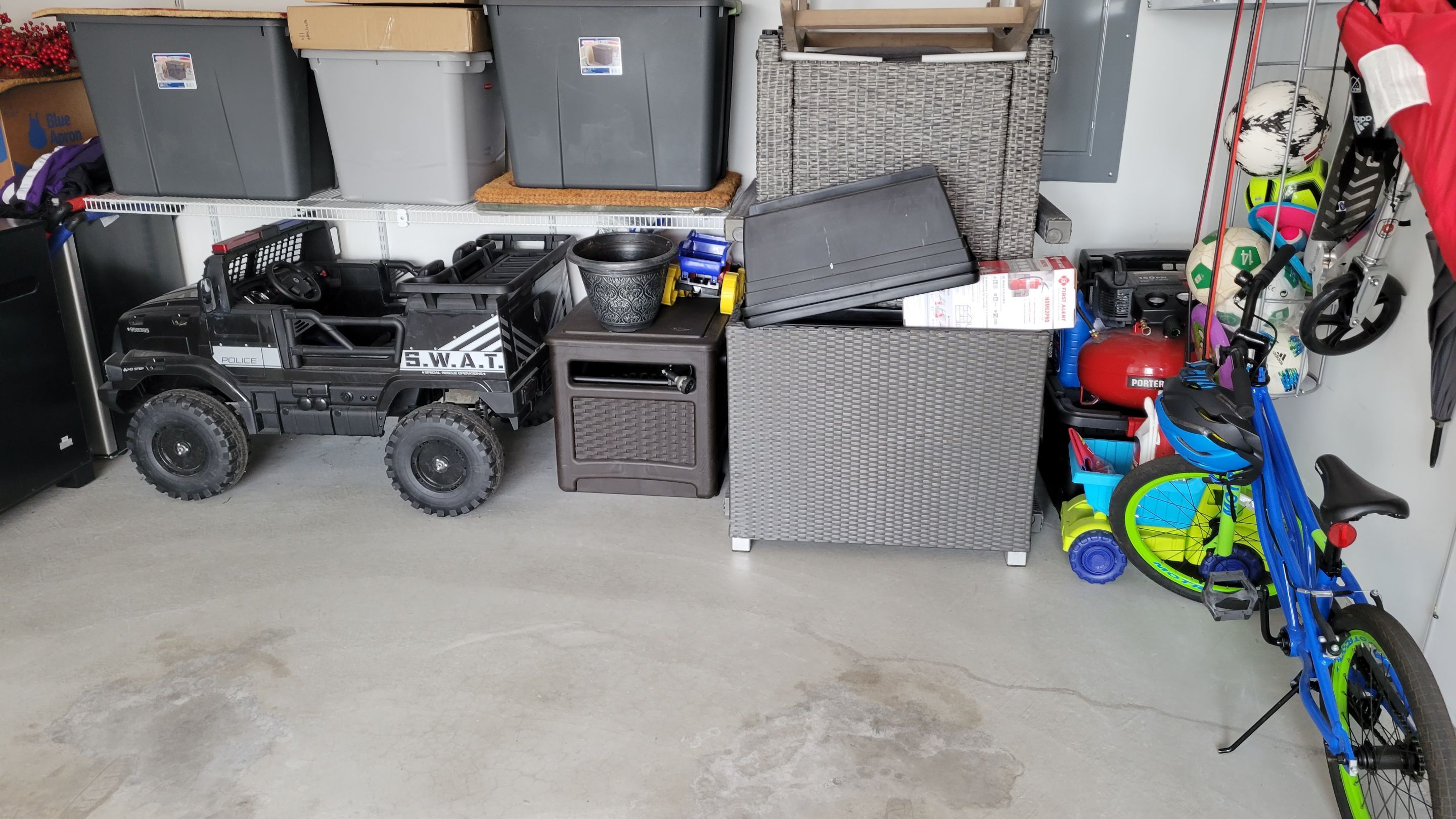 Garage Floor Coating using Penntek in Nightfall by Spectrum Painting, LLC