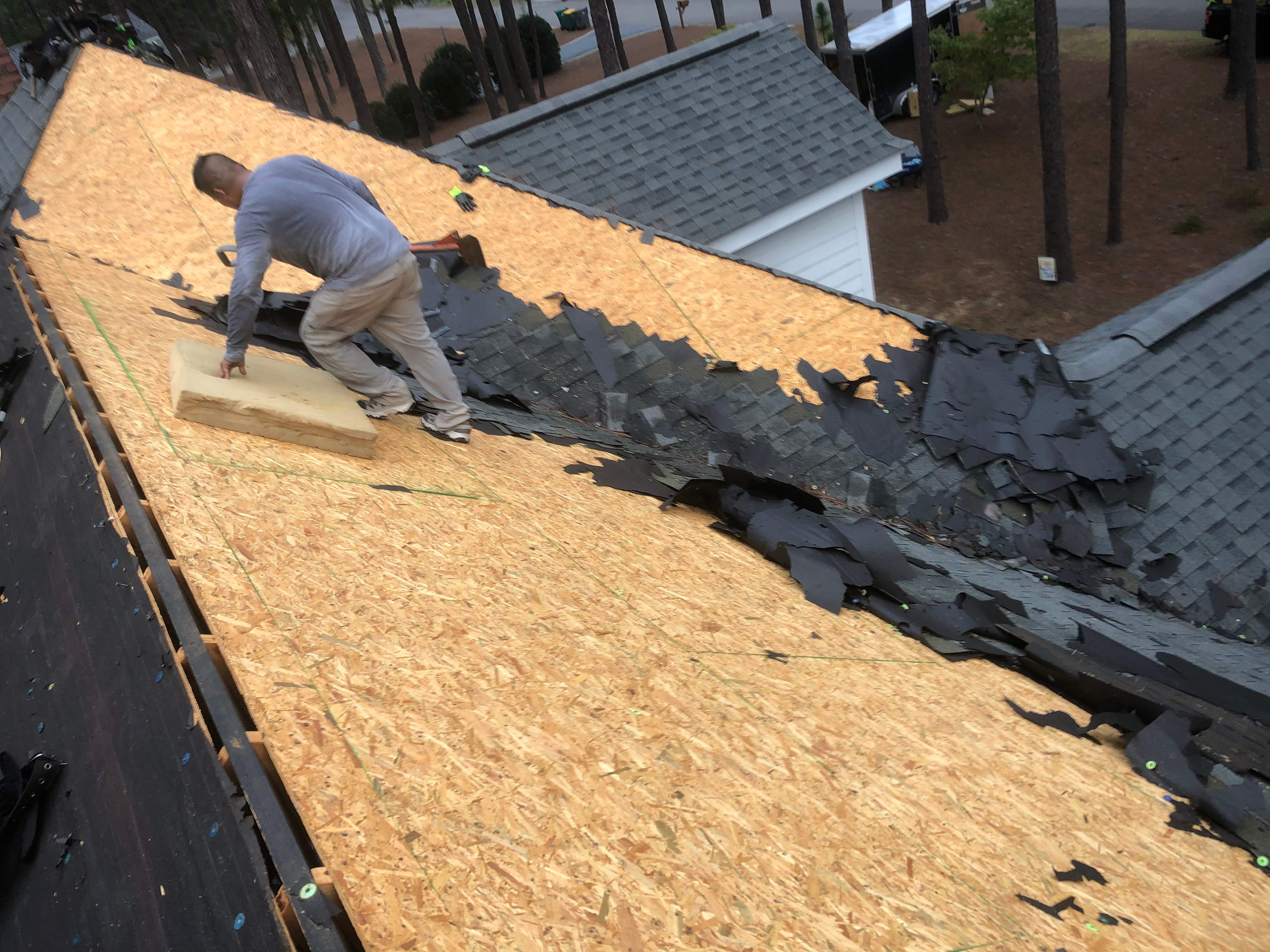 Residential Roofing Repair / Hail Damage by American Roofing NC